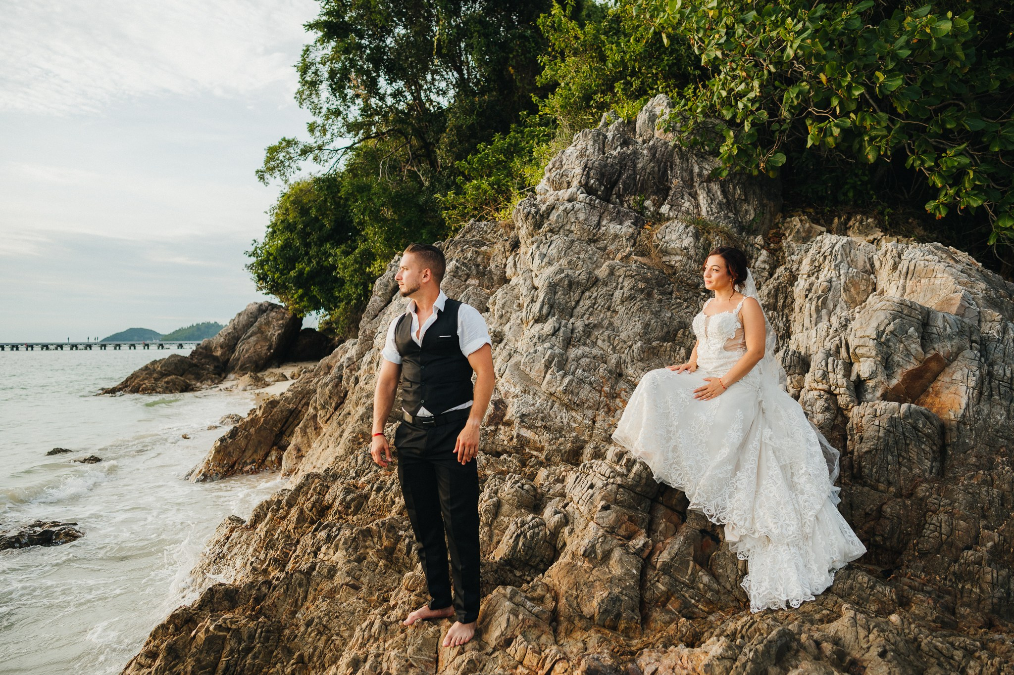 Just for 2 Beach Wedding with Kids in Koh Samui, Thailand