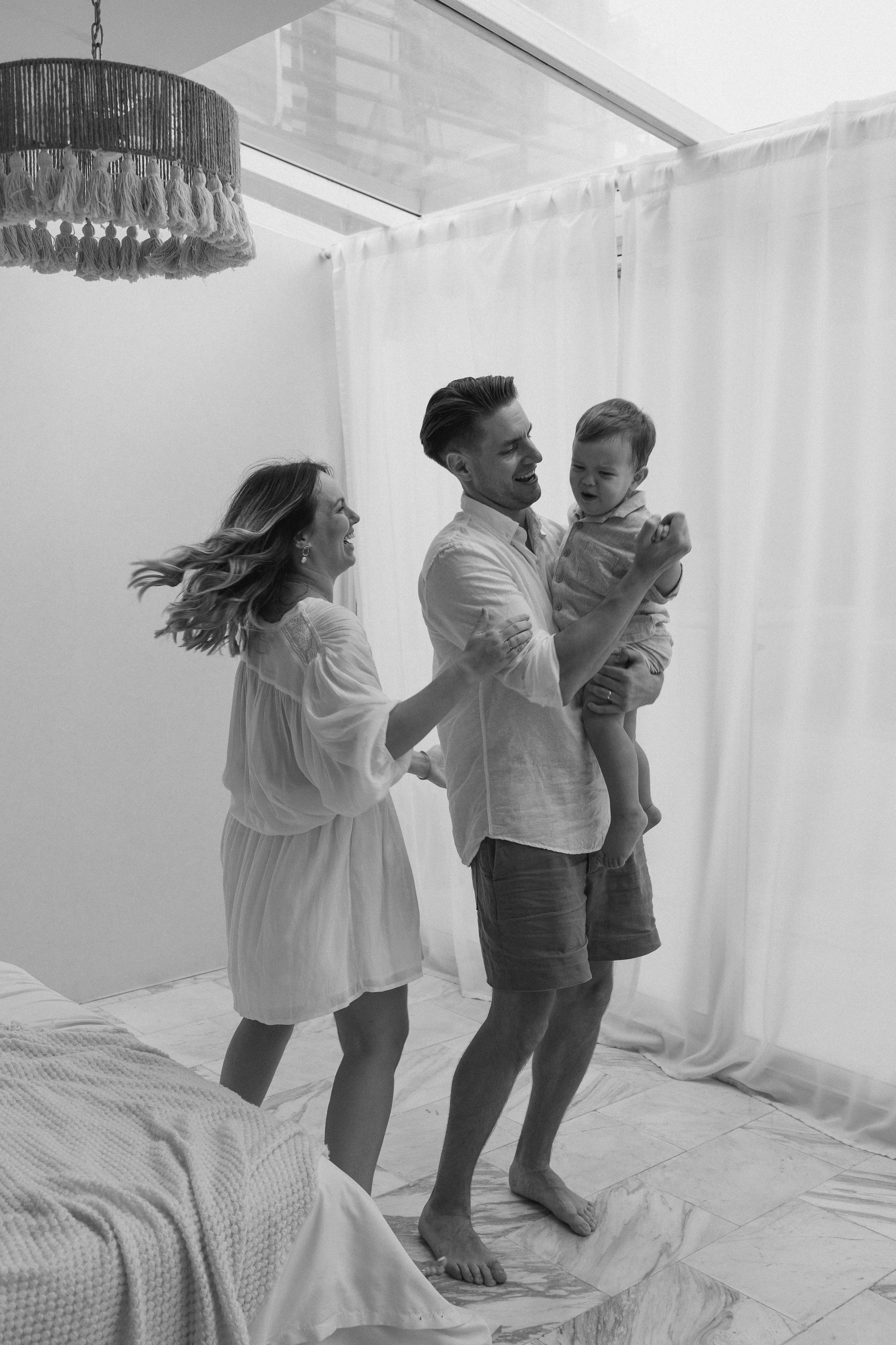 At the studio. Family and wedding photographer in Bangkok, Thailand