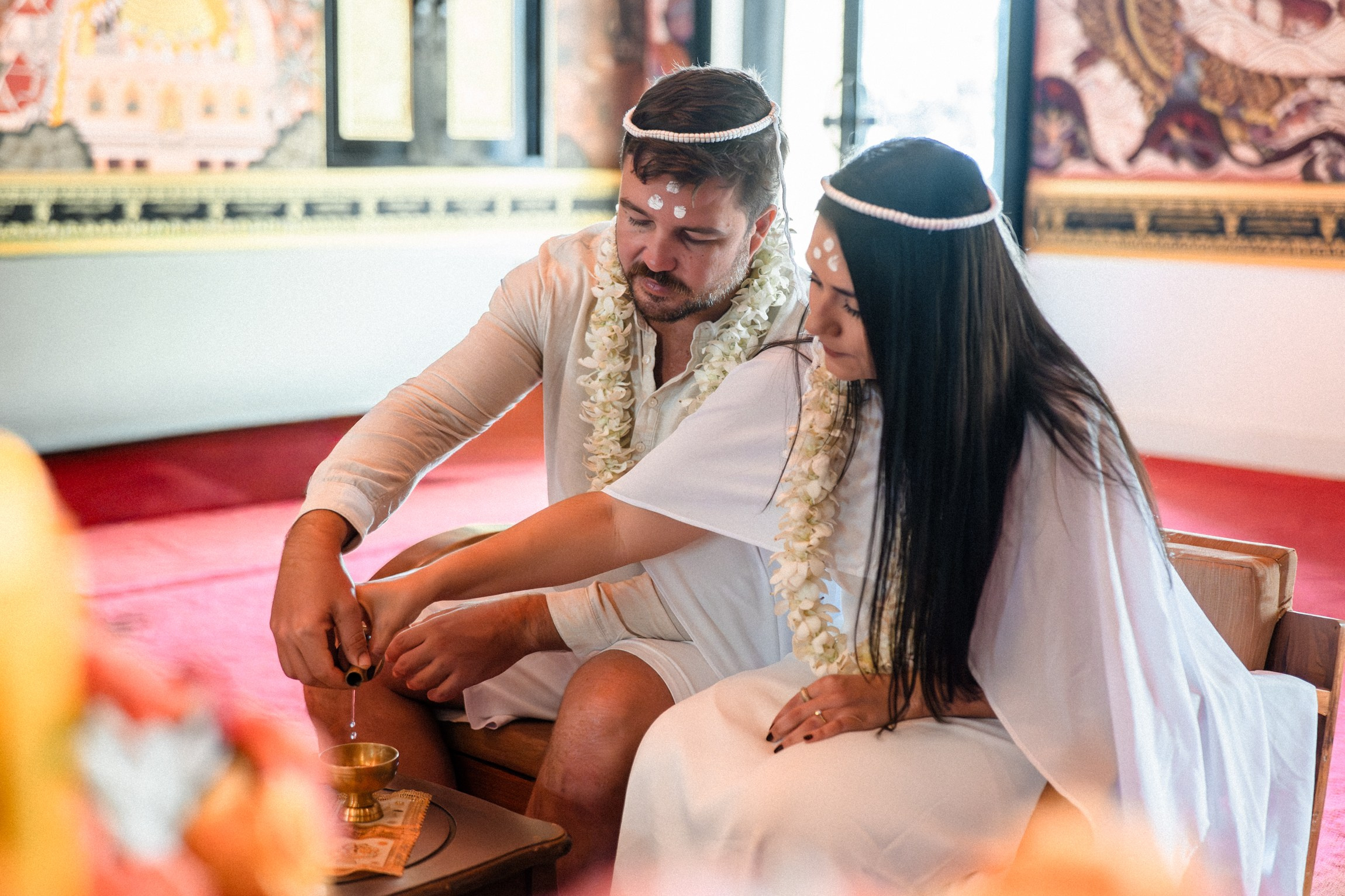 Authentic Buddhist Wedding Blessing Ceremony in Koh Samui, Thailand