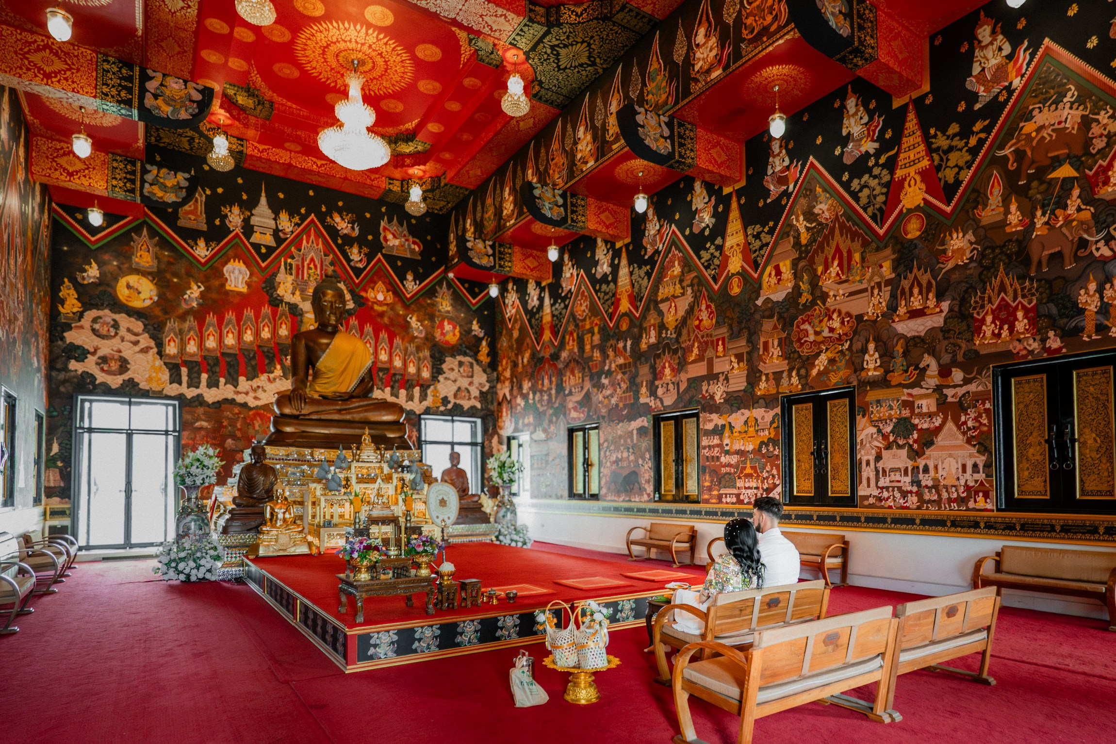 Private Buddhist Wedding Blessing Ceremony in Koh Samui