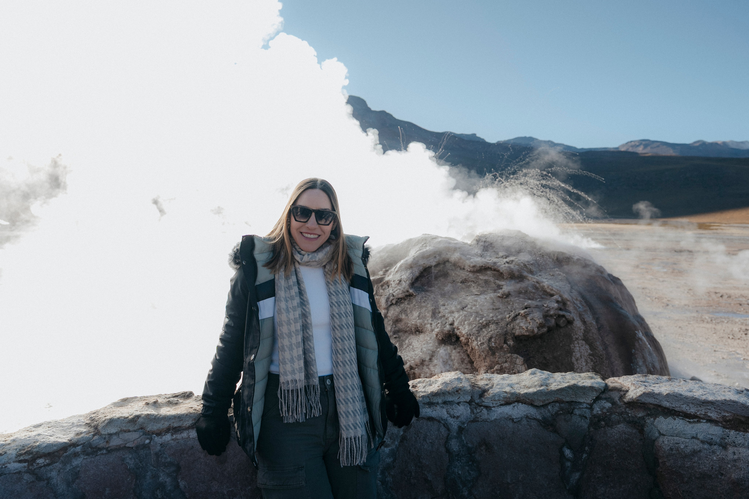 Cobertura de passeio — Geyser el Tatio. Fotógrafo em San Pedro de Atacama