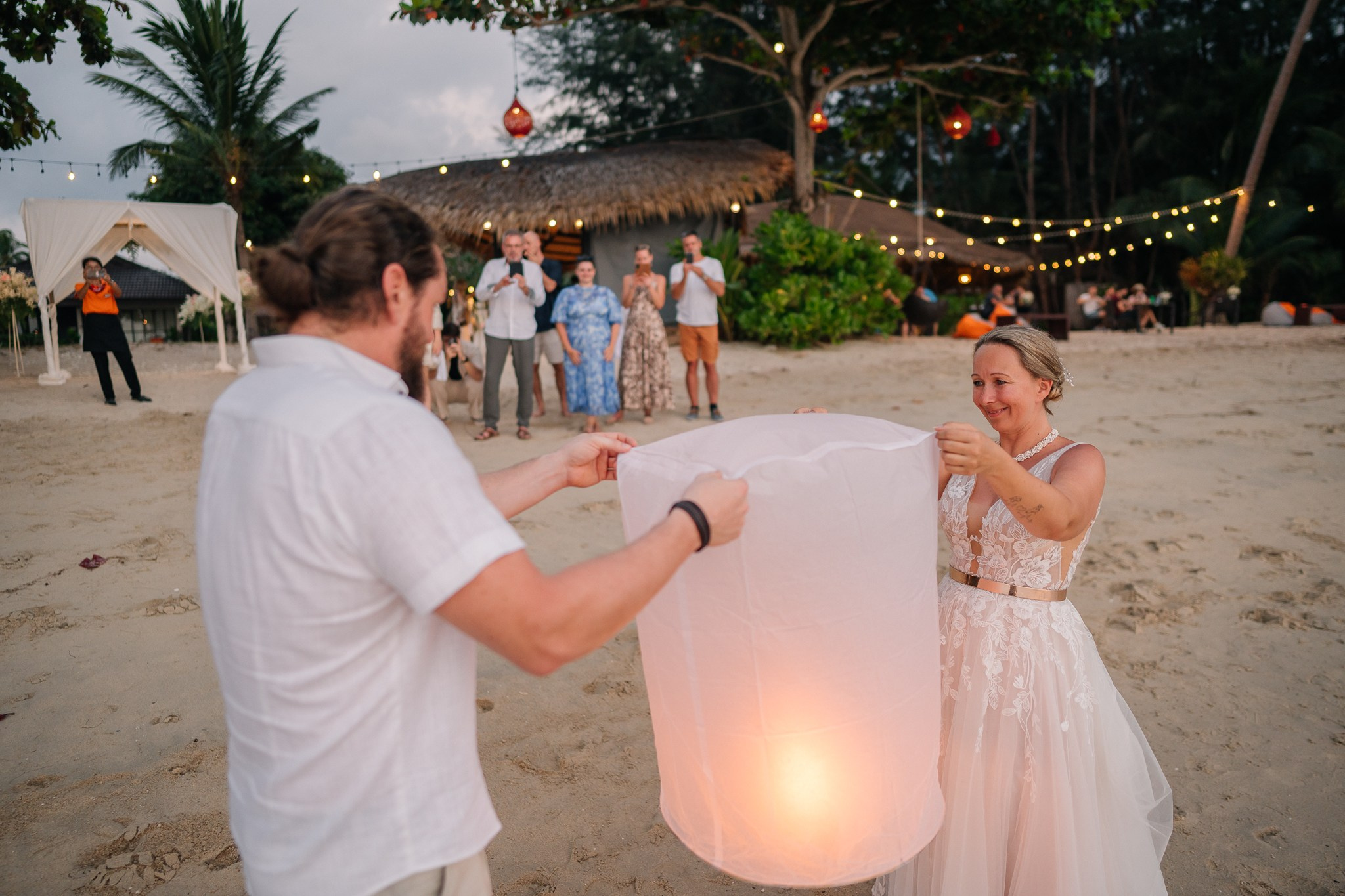 Family and Friends Beach Wedding in Koh Samui, Thailand