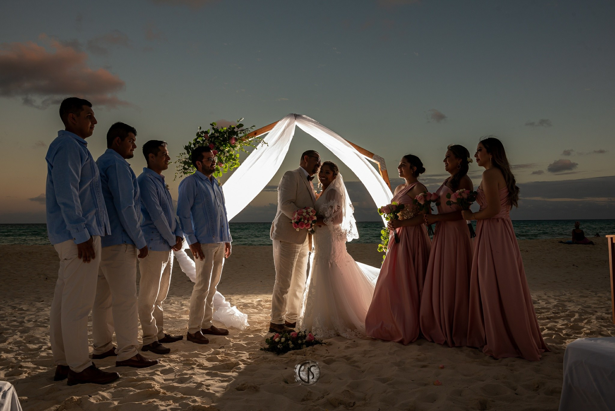 Fotografía de boda destino, Playa del Carmen