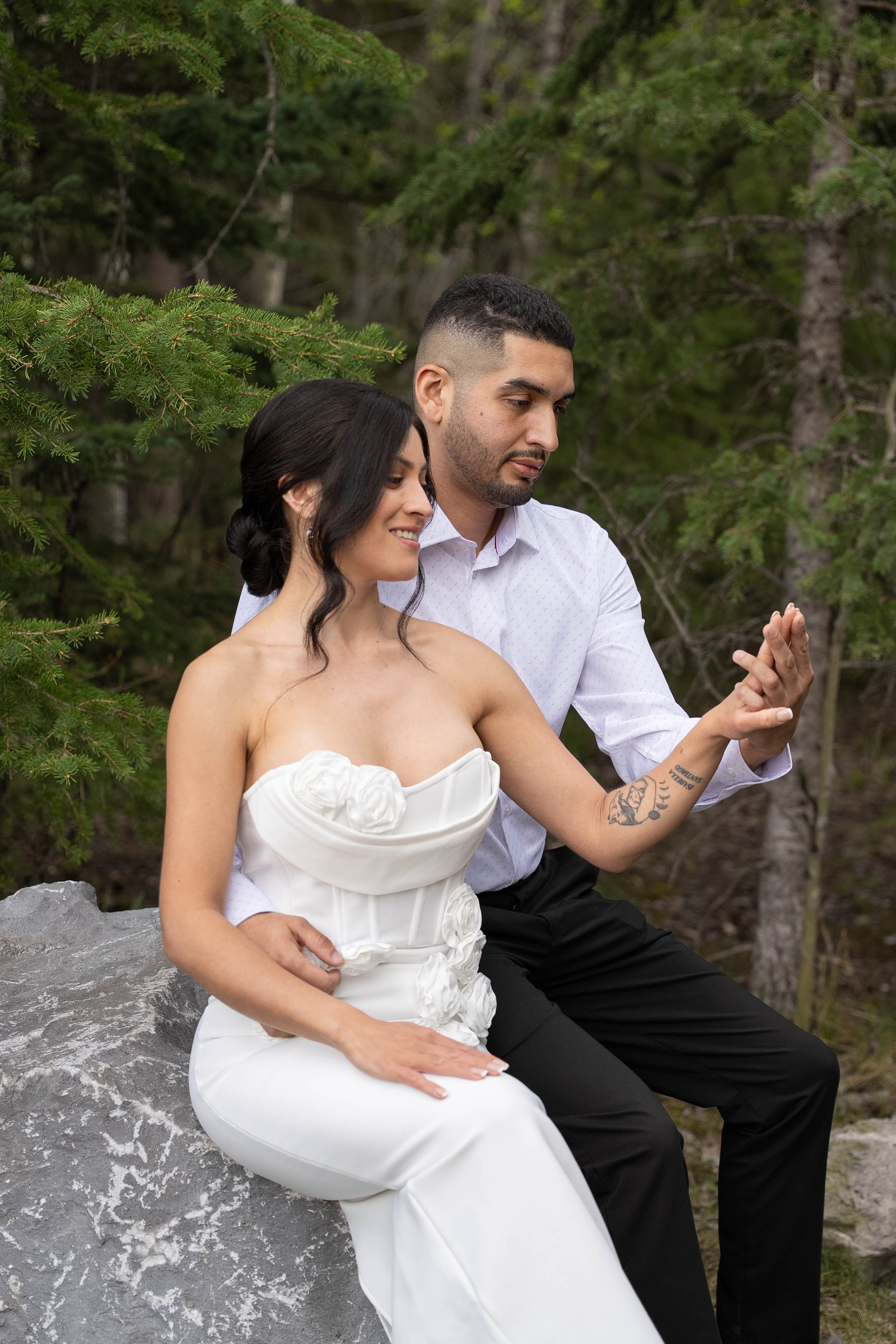 Quarry Lake Park — Canmore -Lina & Moises. Ching Li Photography