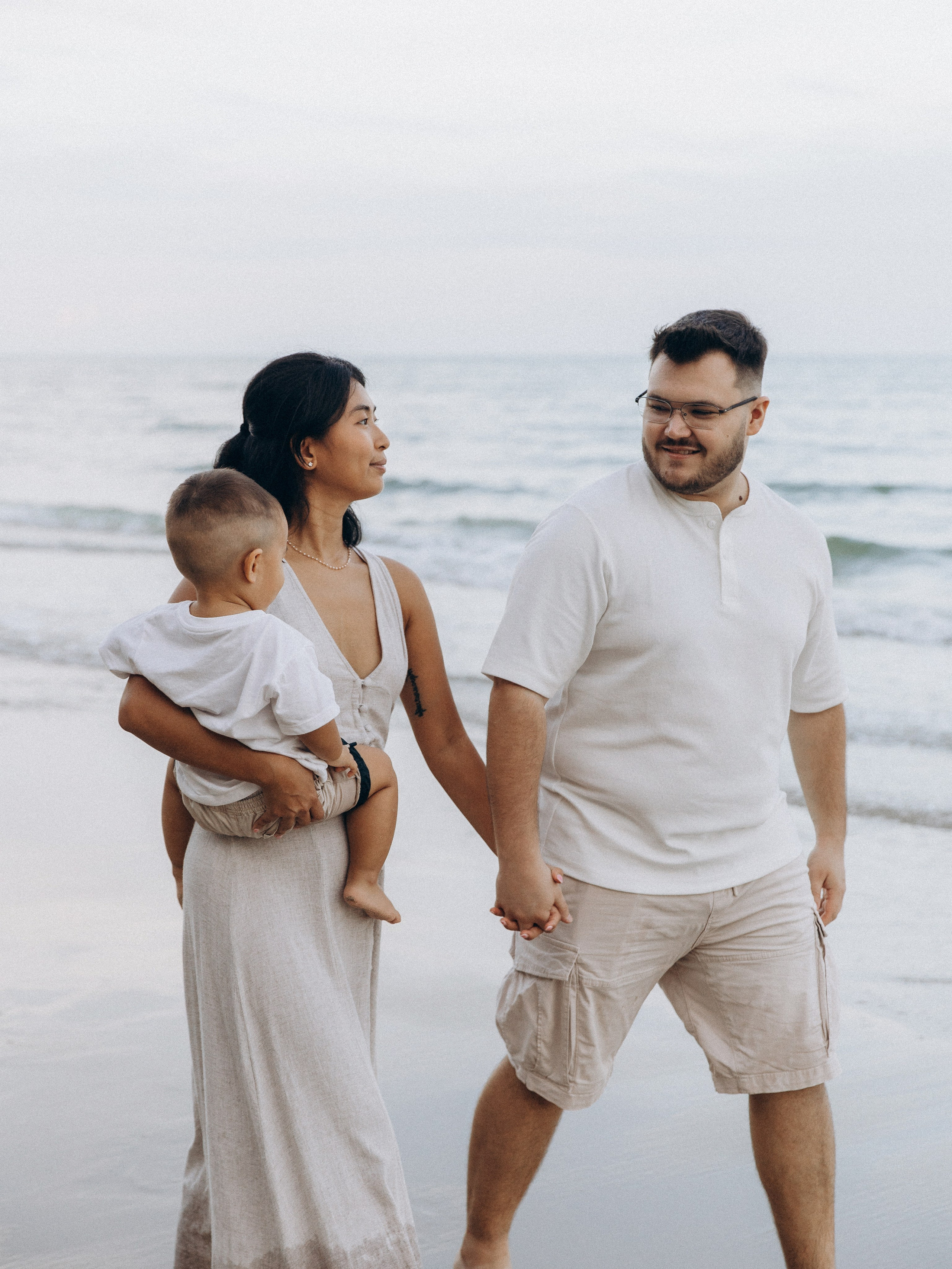 At the beach. Family and wedding photographer in Bangkok, Thailand