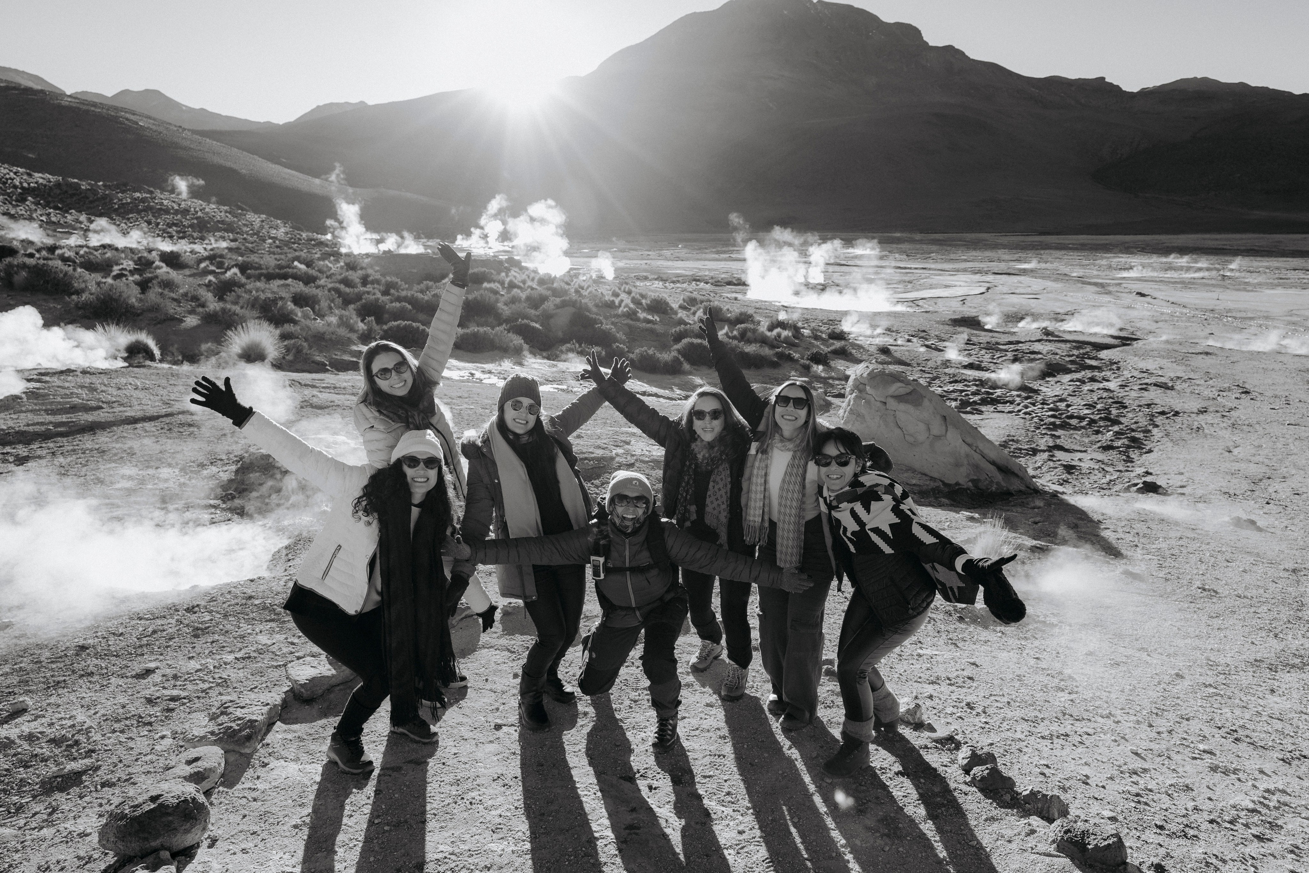 Cobertura de passeio — Geyser el Tatio. Fotógrafo em San Pedro de Atacama