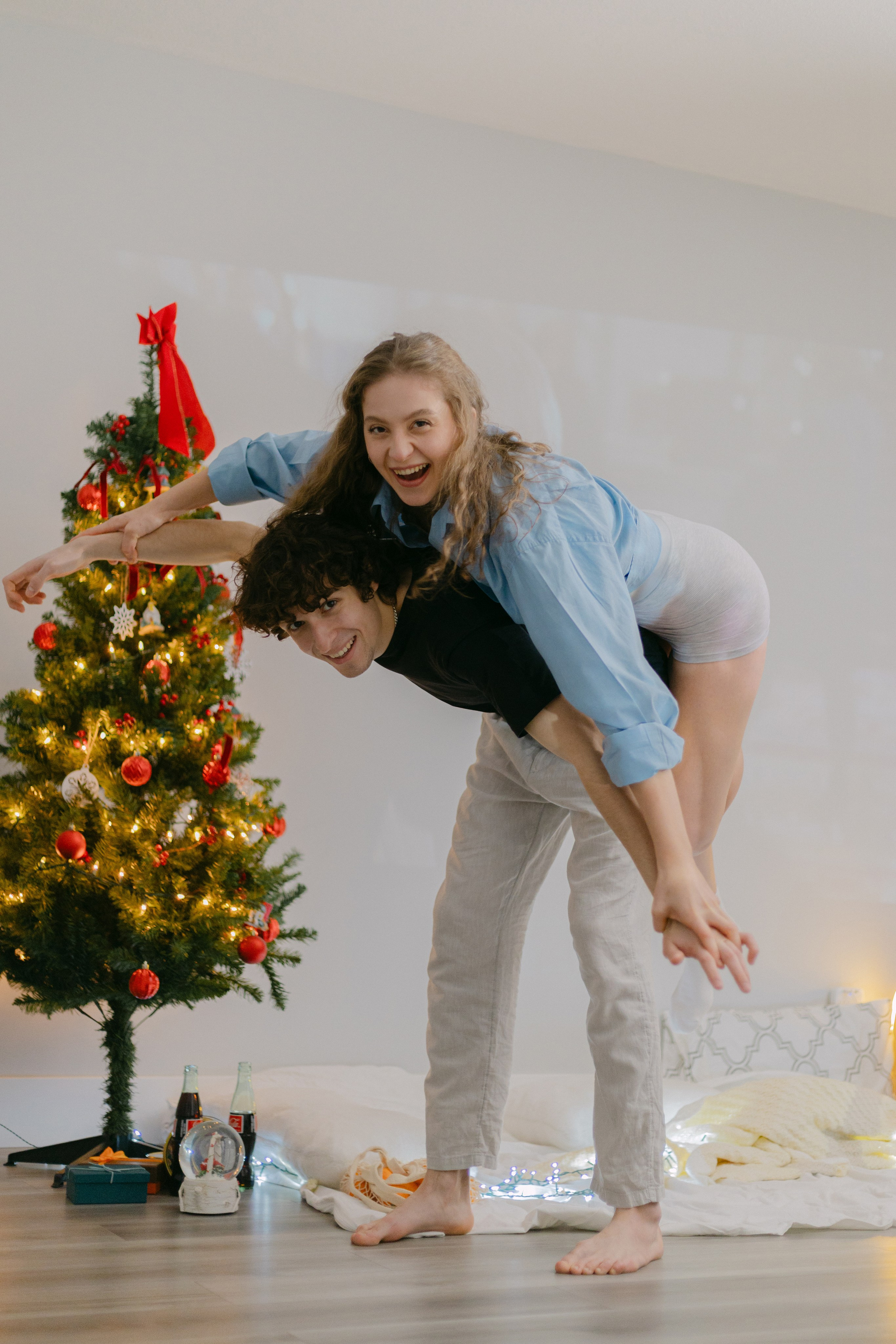 Christmas magic together. Photographer Elvira Hryshchenko