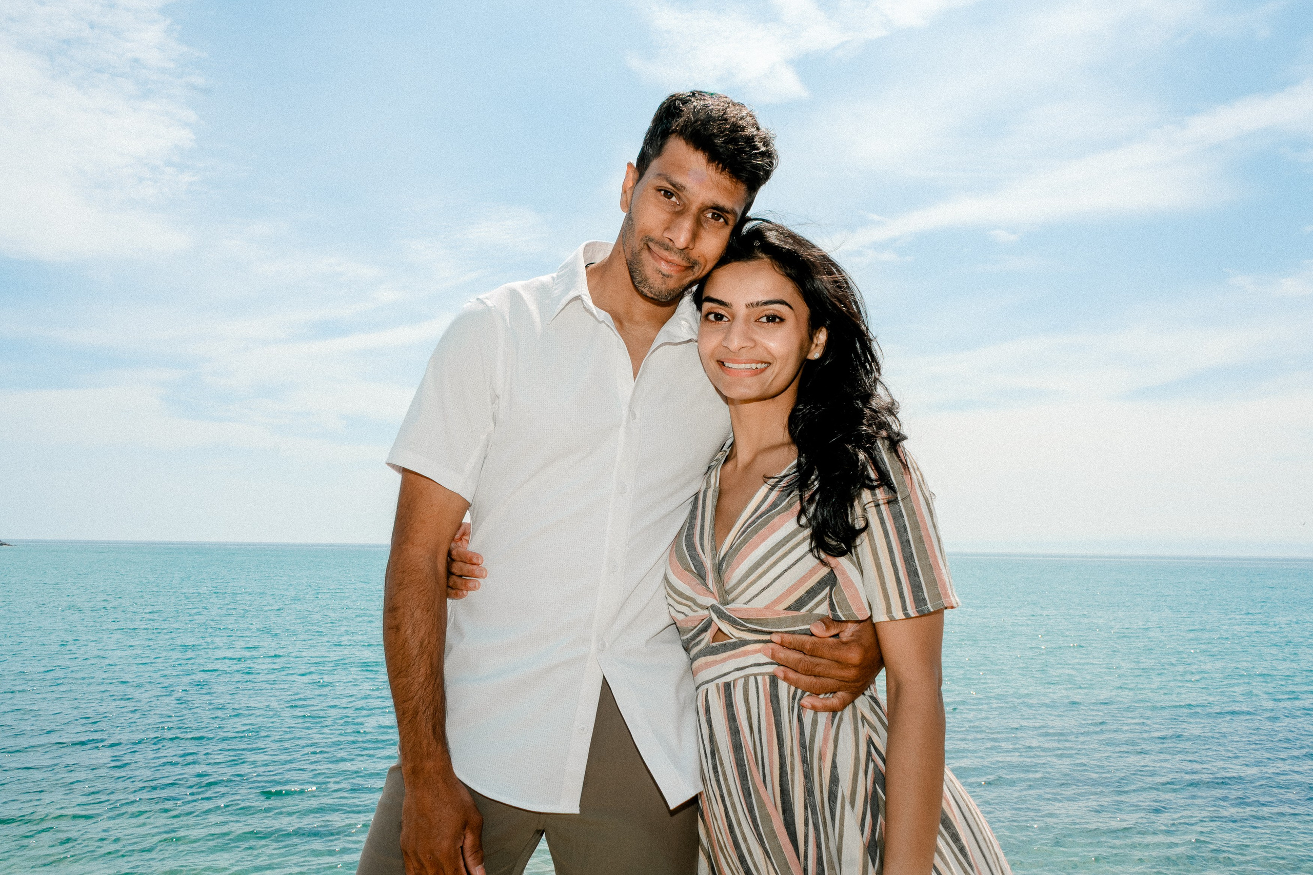 Romantic Engagement Photoshoot in Toronto | Natural & Candid Moments. Madhurina photography