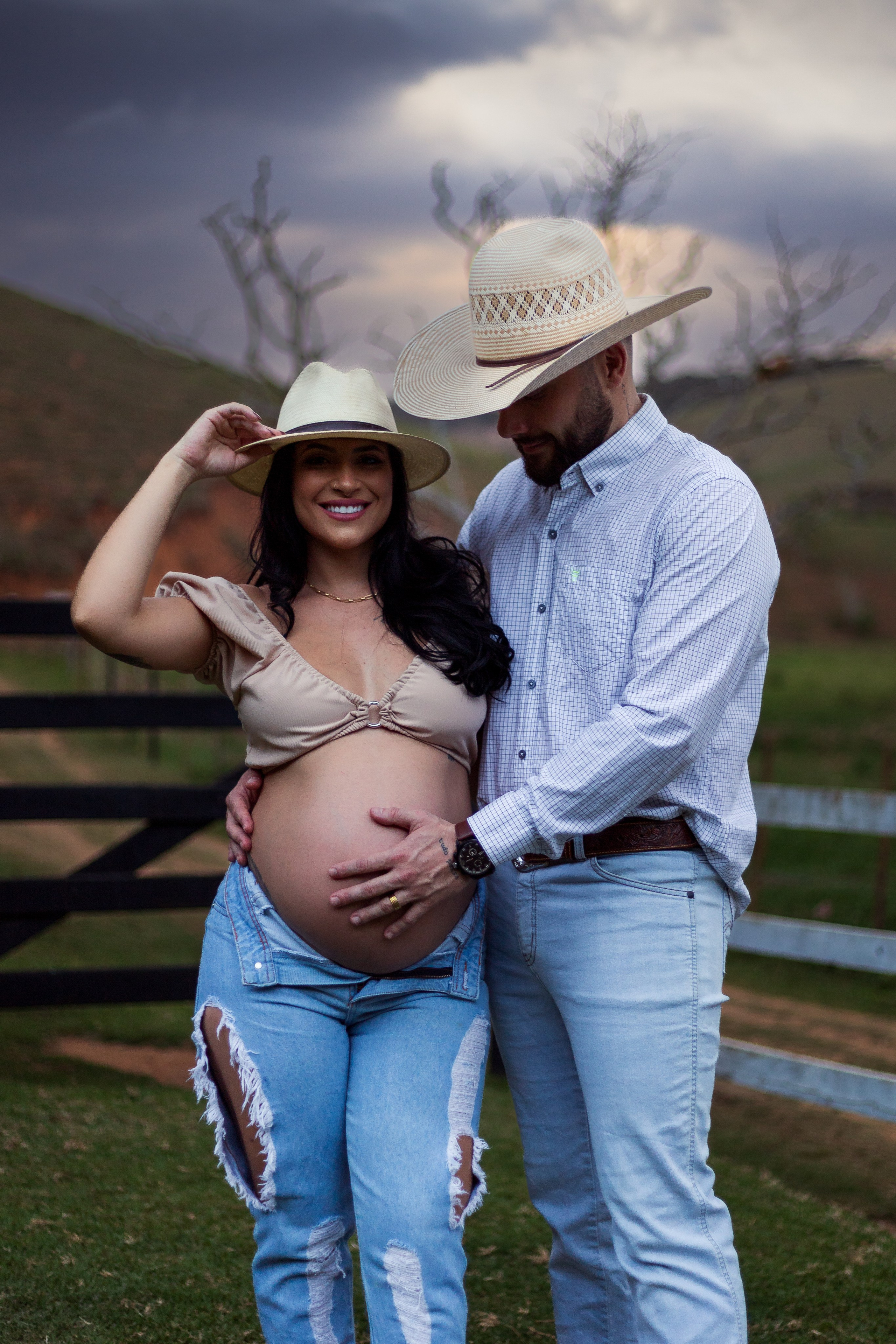 2023 | Said e Brenda — Gestante — Externo. Denis Damasceno | Fotografia