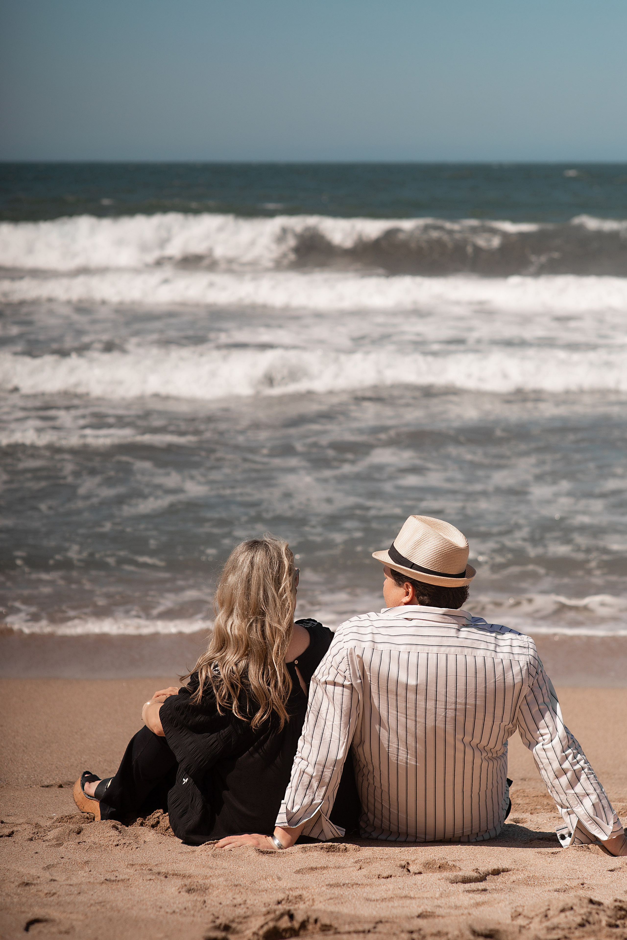 Photoshoot for couple on Olas Altas beach in Mazatlan Mexico