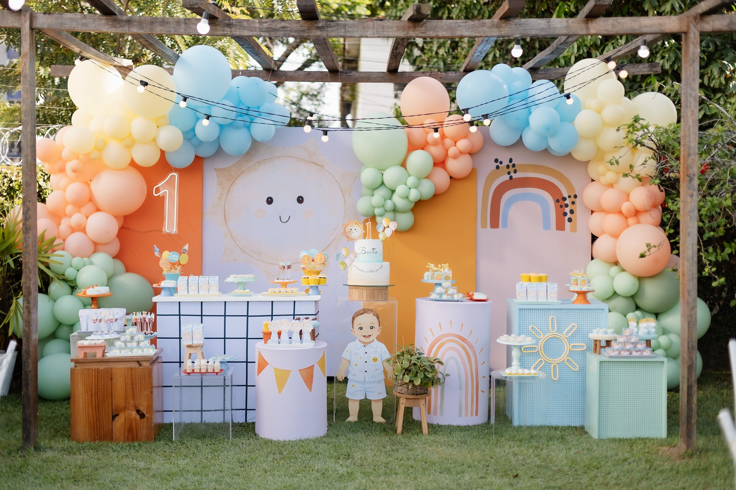 Bento 1 ano • Festa infantil em A Casa com Jardim | Fotografia de Família em Brasília e Recife