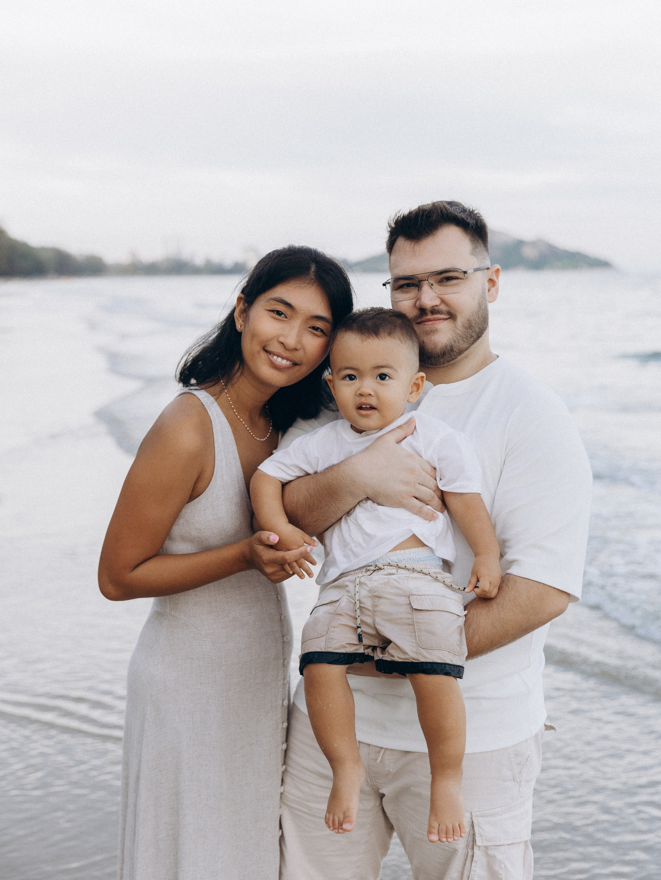 At the beach. Family and wedding photographer in Bangkok, Thailand