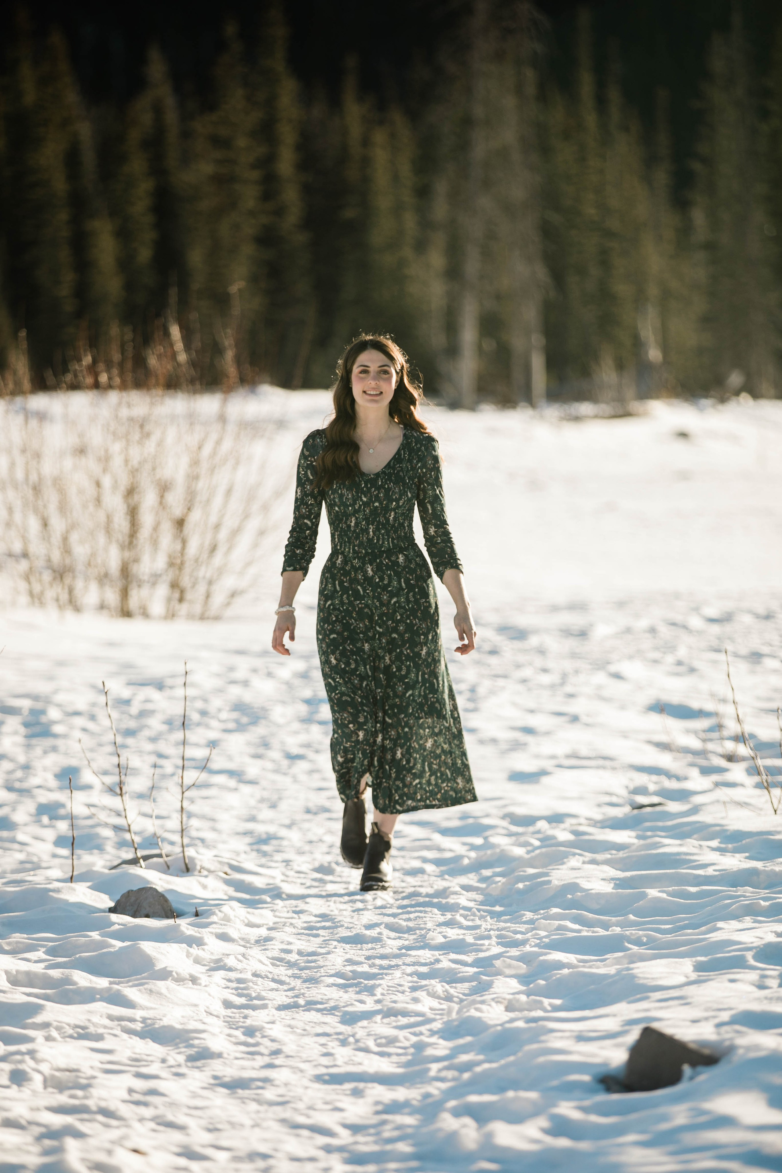 Emily Koller — Elbow Falls. Fotografía accesible en Calgary