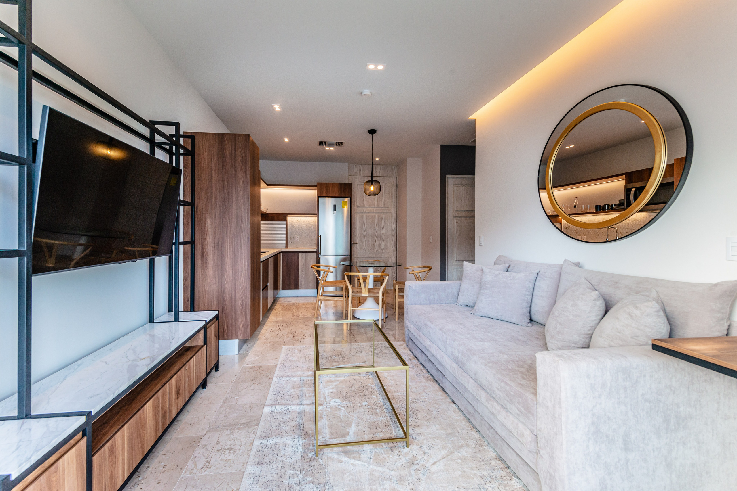 Fotografía de Interiores de Apartamentos en Playa del Carmen, México. FOTÓGRAFO MÉXICO QUINTANA ROO