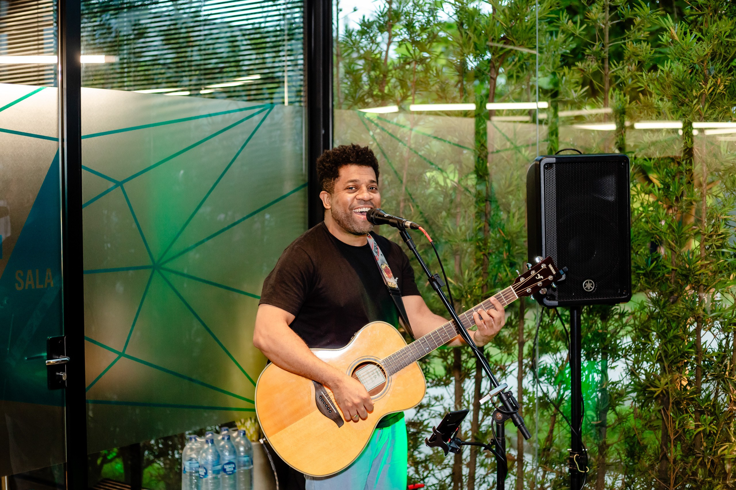 Fotografia de evento corporativo de fim de ano da empresa User Smart Offices em Itajaí