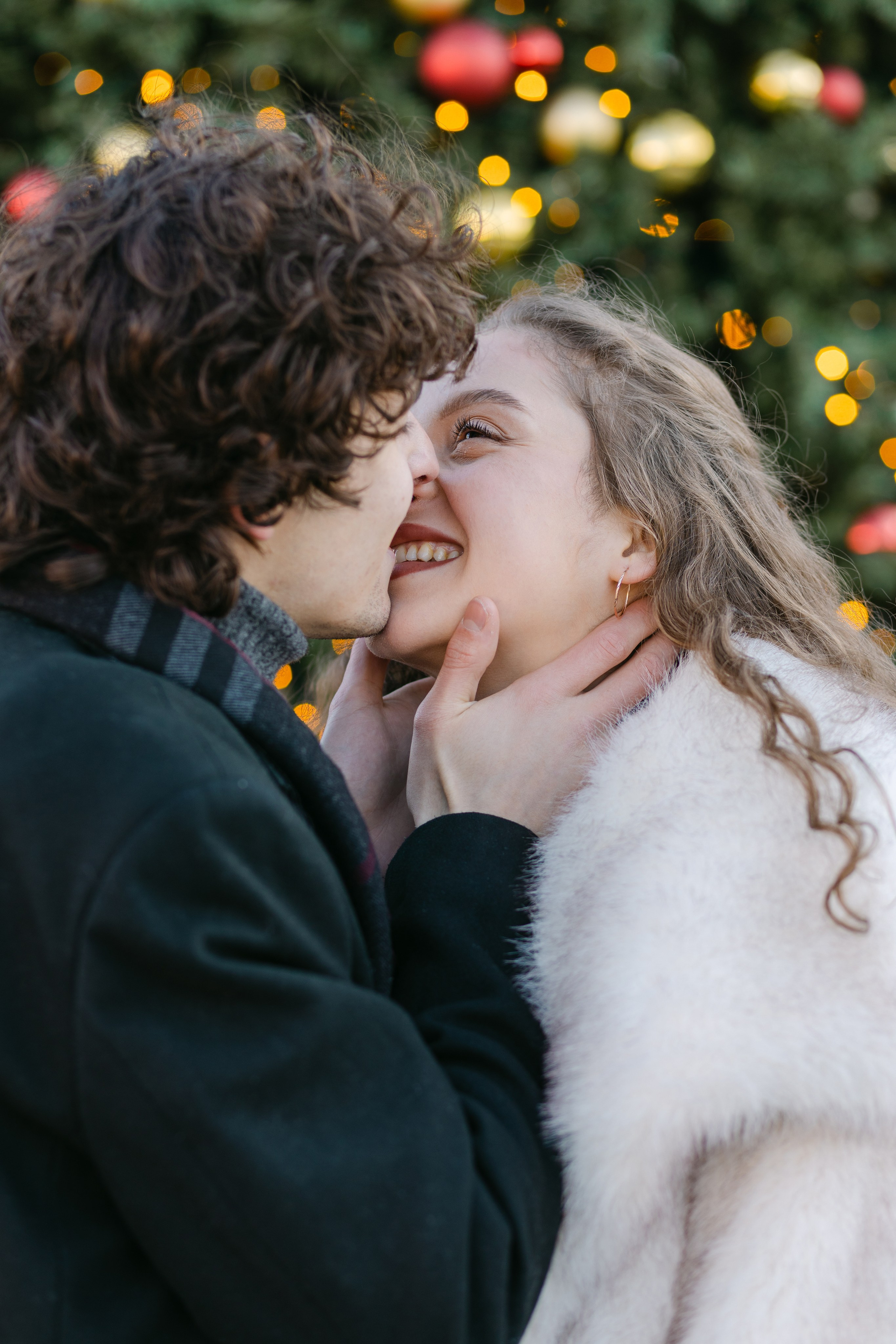 Christmas magic together. Photographer Elvira Hryshchenko