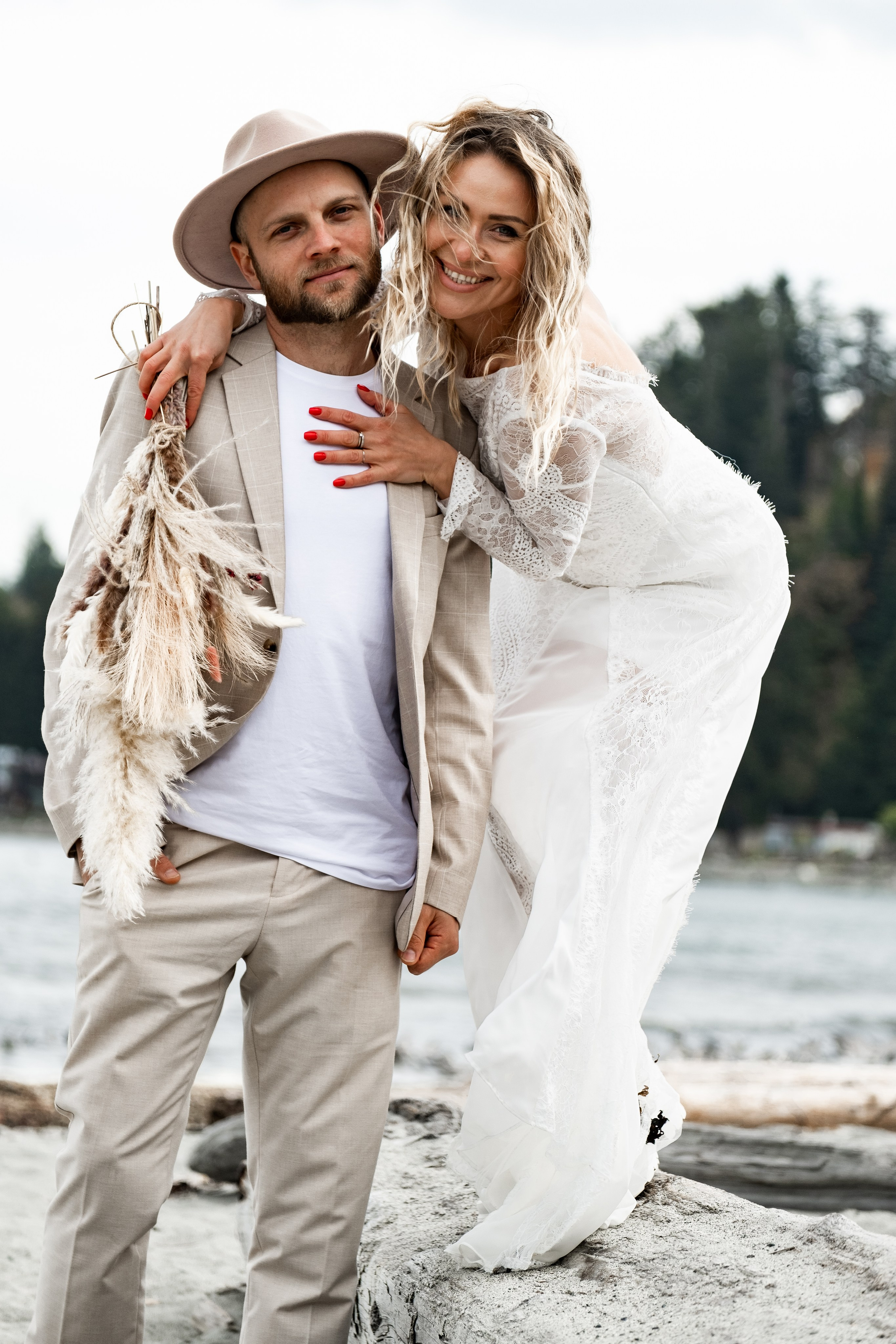 cinematic couple portrait during wedding session