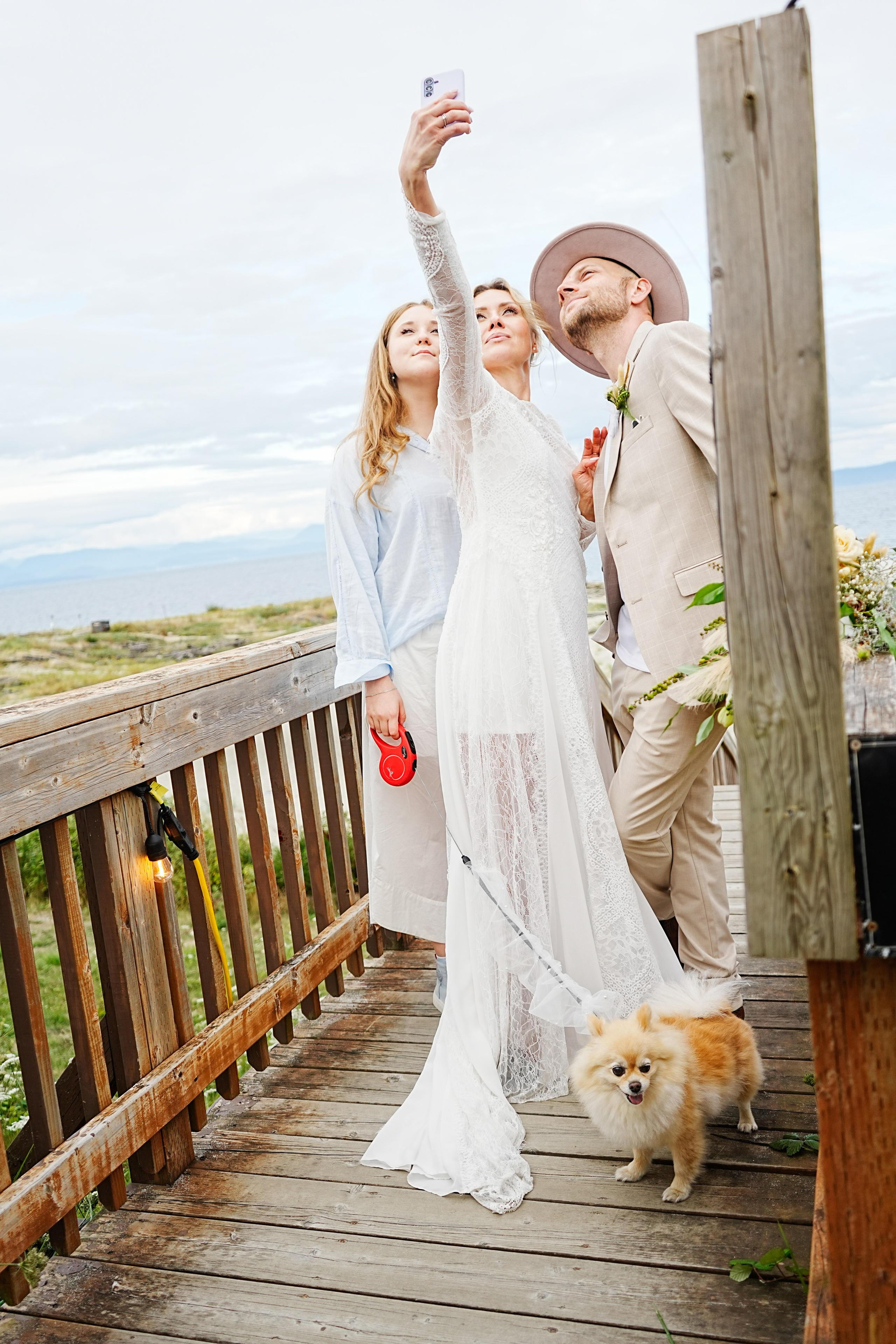 emotional couple moment captured during sunset wedding session