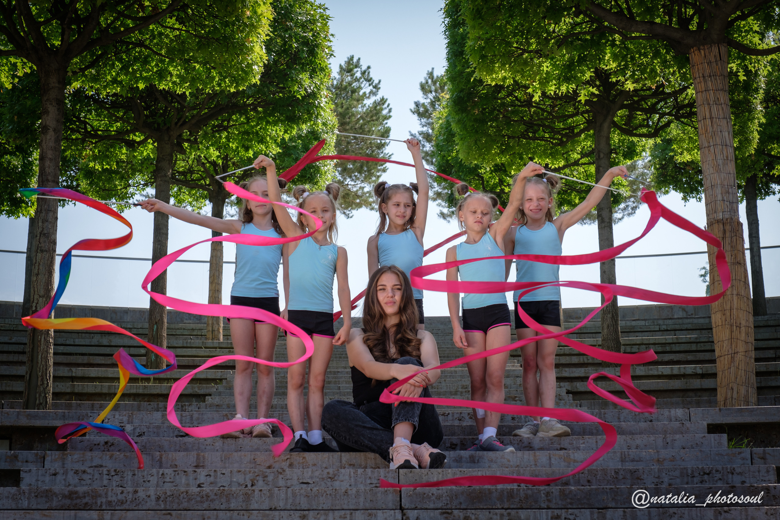 Children’s photo session in the park. Photographer in Seoul Dobrokvashina Natalya