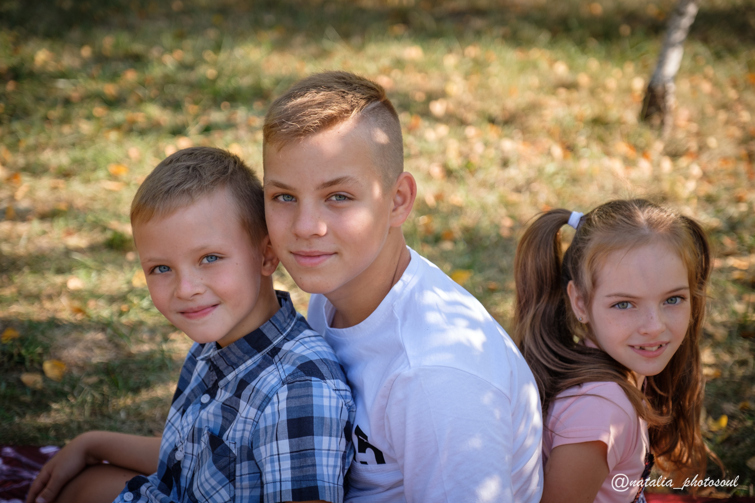 Photo session of Masha and brothers. Photographer in Seoul Dobrokvashina Natalya