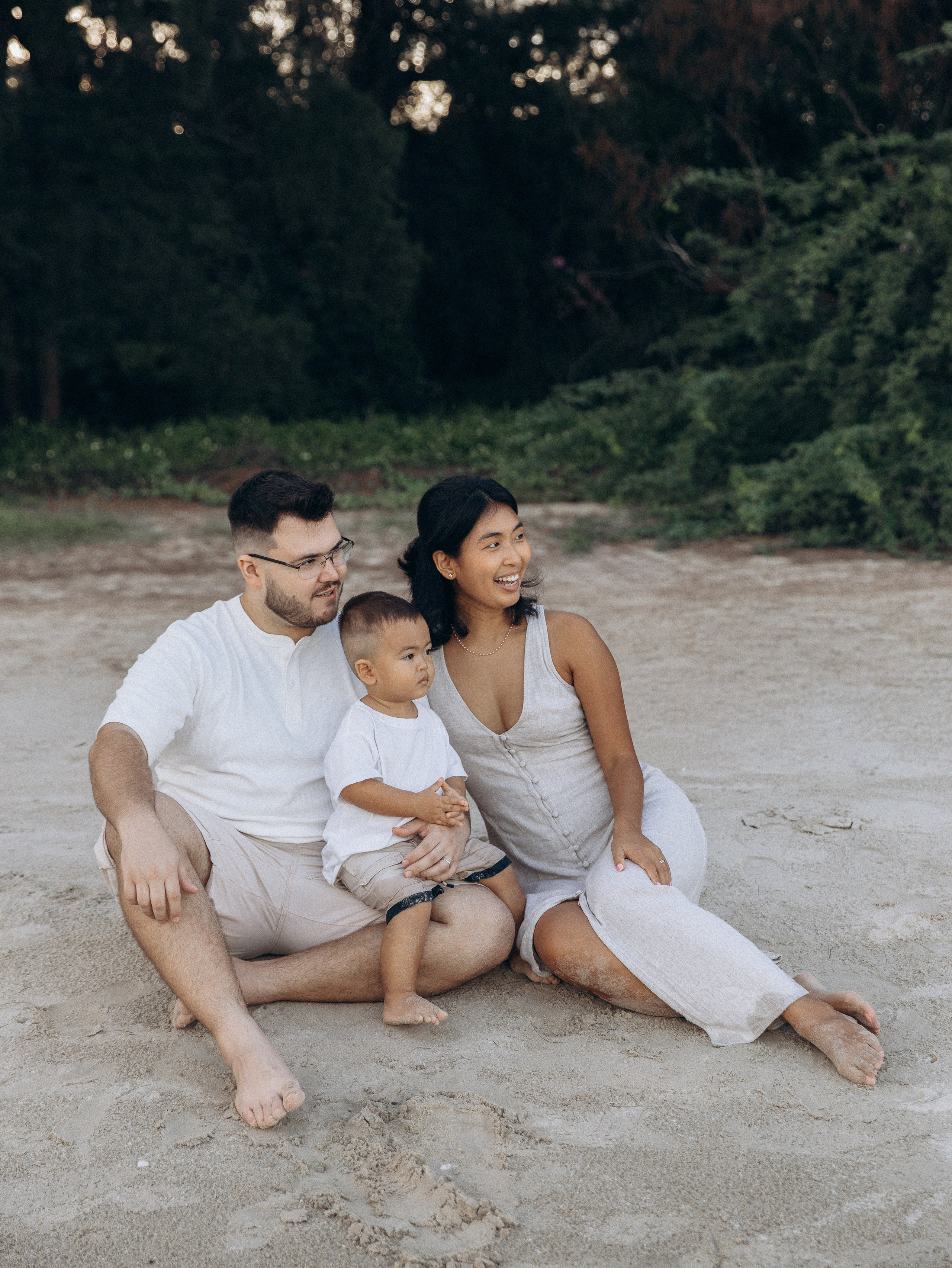 At the beach. Family and wedding photographer in Bangkok, Thailand