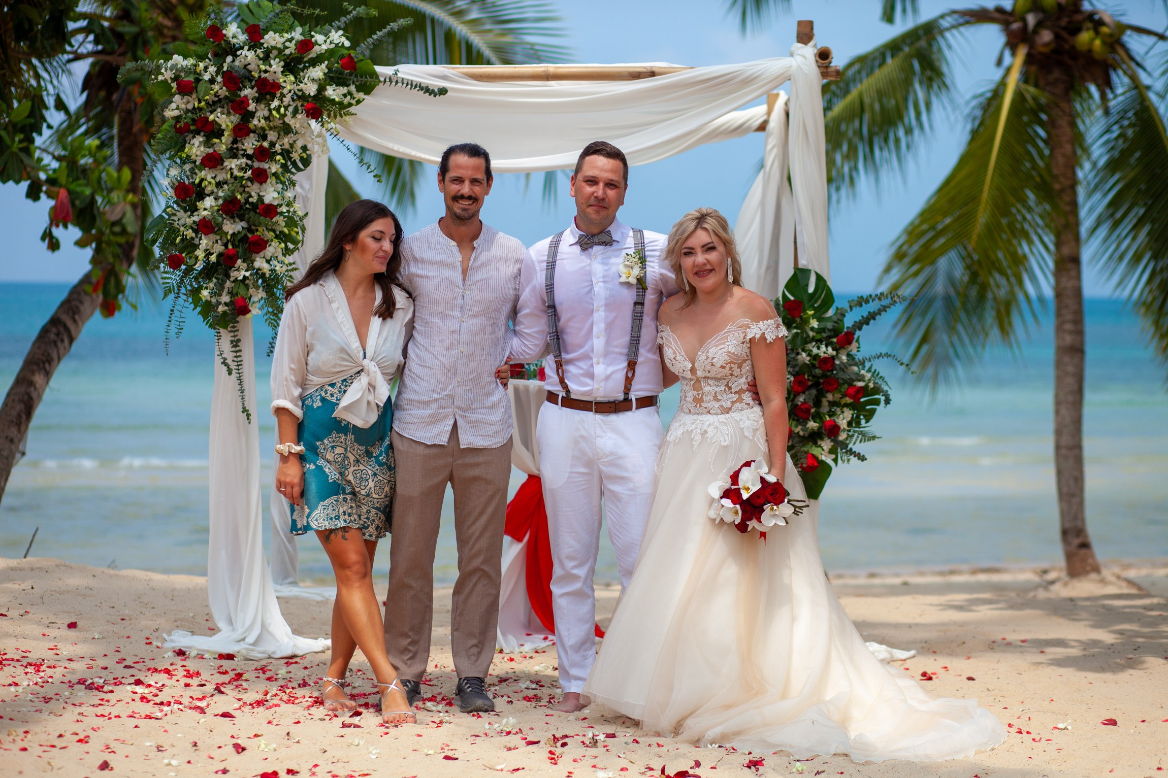 Dream Wedding on the Beach in Koh Samui, Thailand