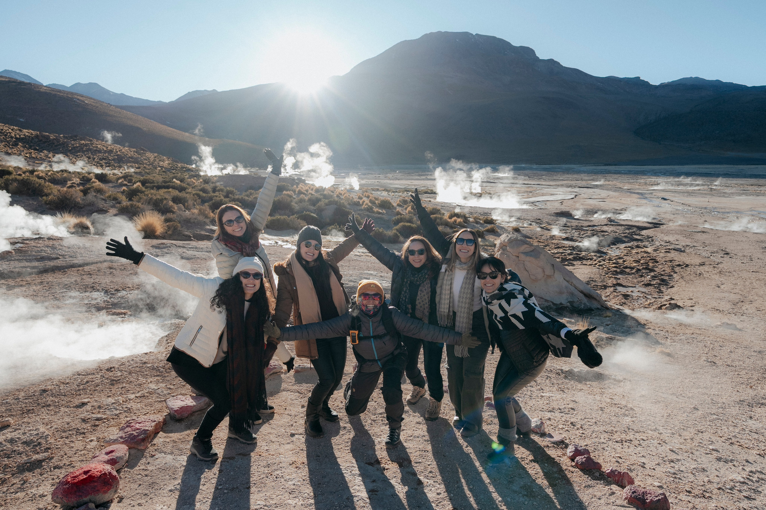 Cobertura de passeio — Geyser el Tatio. Fotógrafo em San Pedro de Atacama