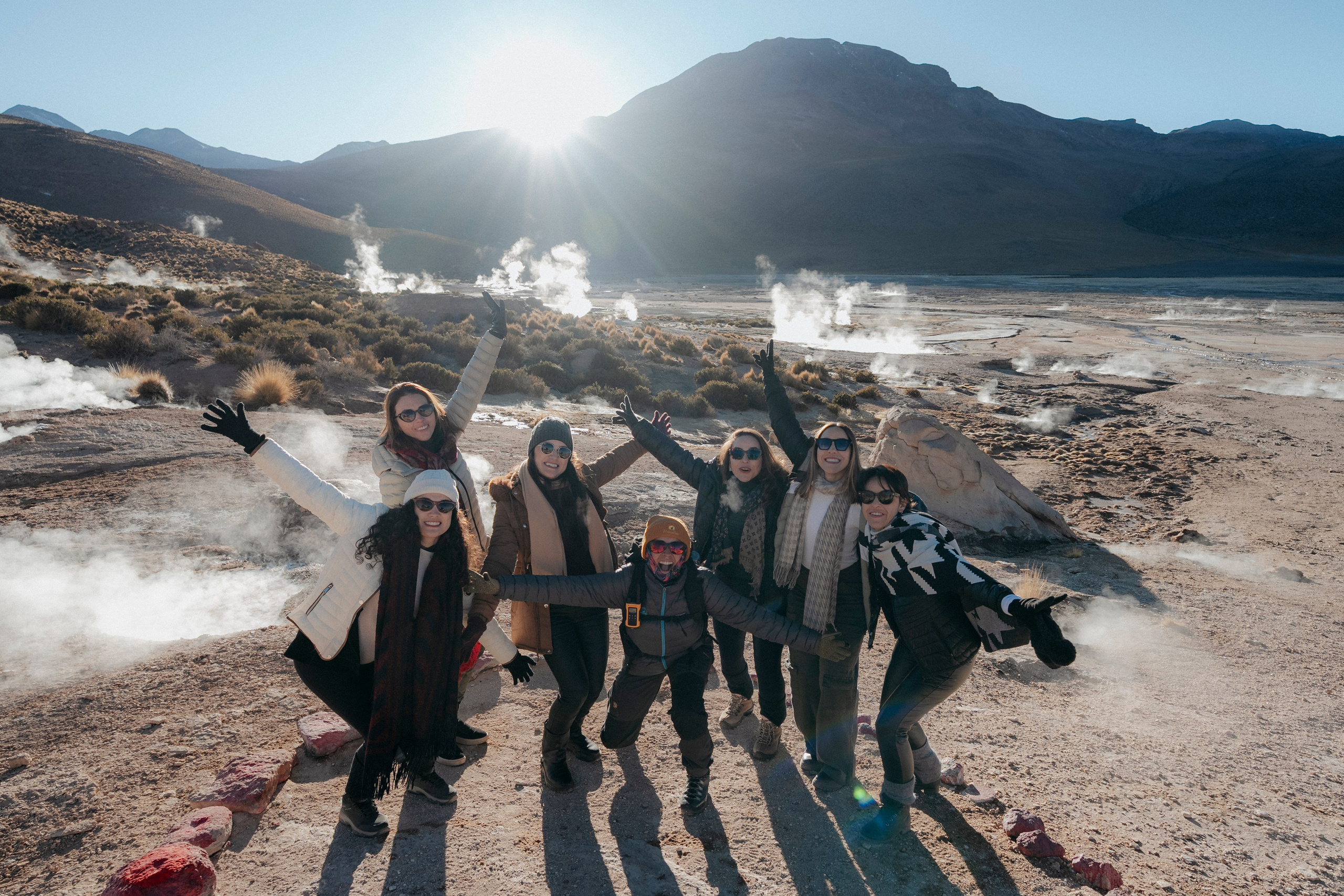 Cobertura de passeio — Geyser el Tatio. Fotógrafo em San Pedro de Atacama