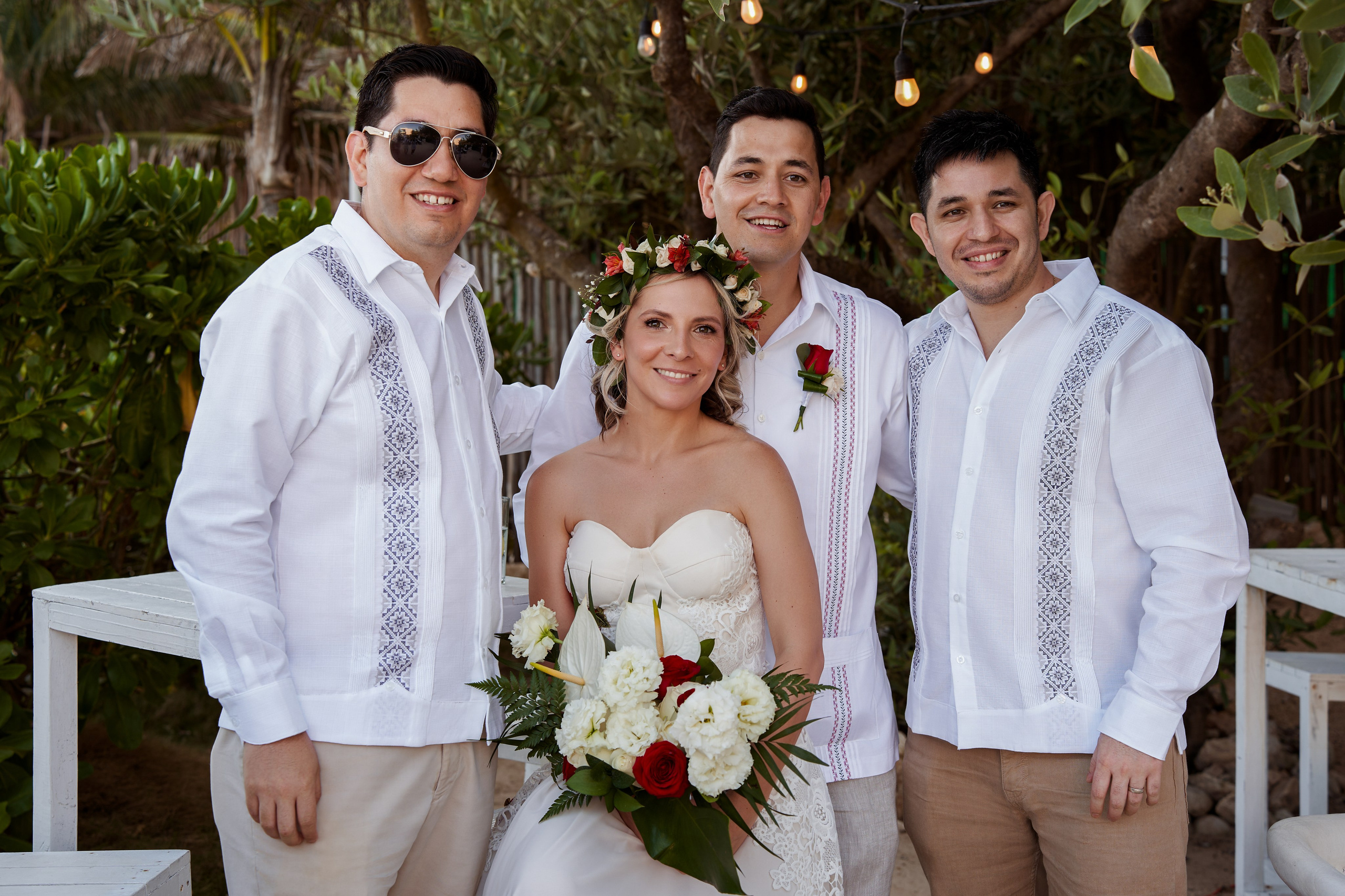 Destination wedding with guests traveling from USA