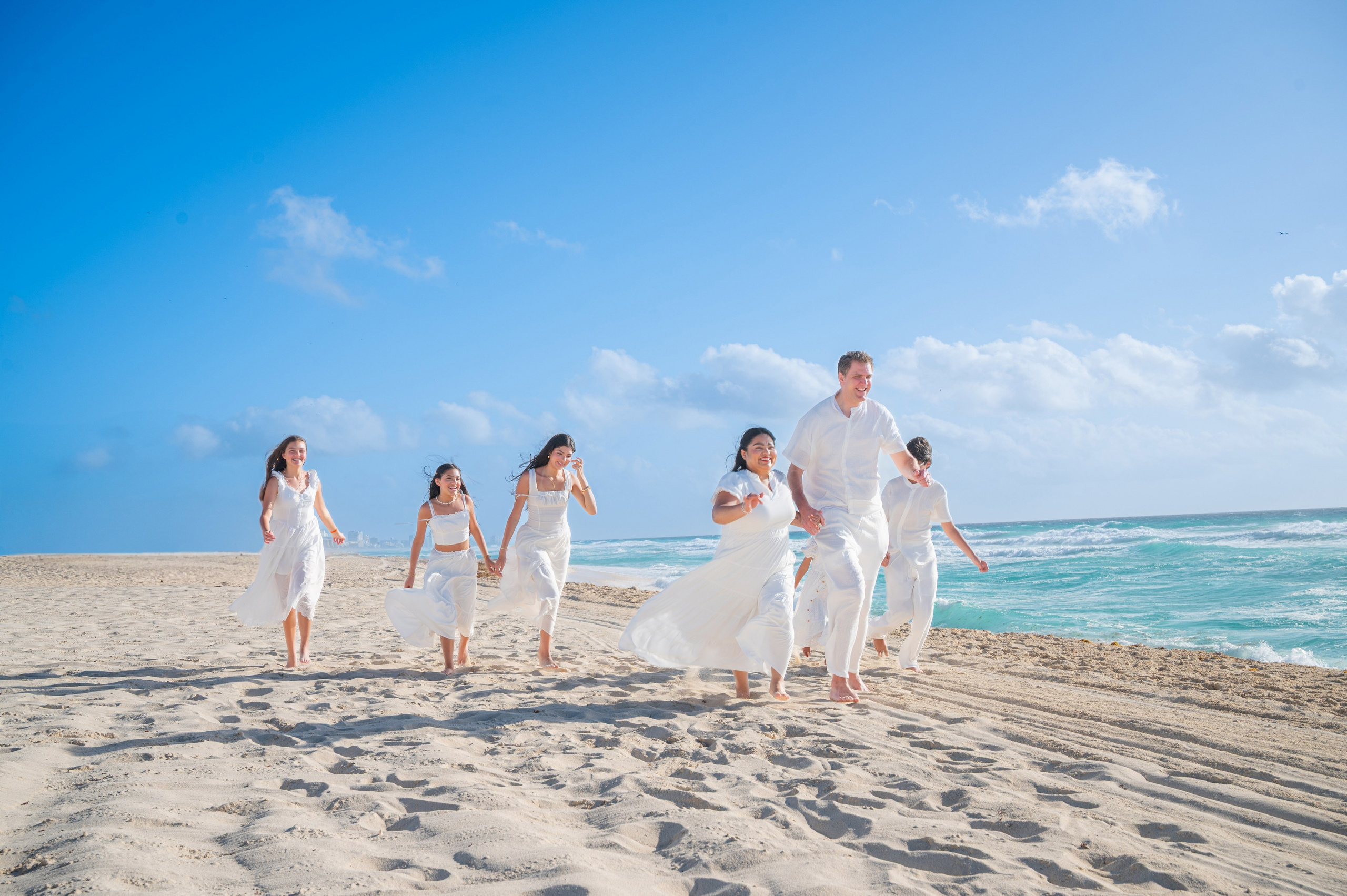 Big family photosession. PHOTOGRAPHER QUINTANA ROO