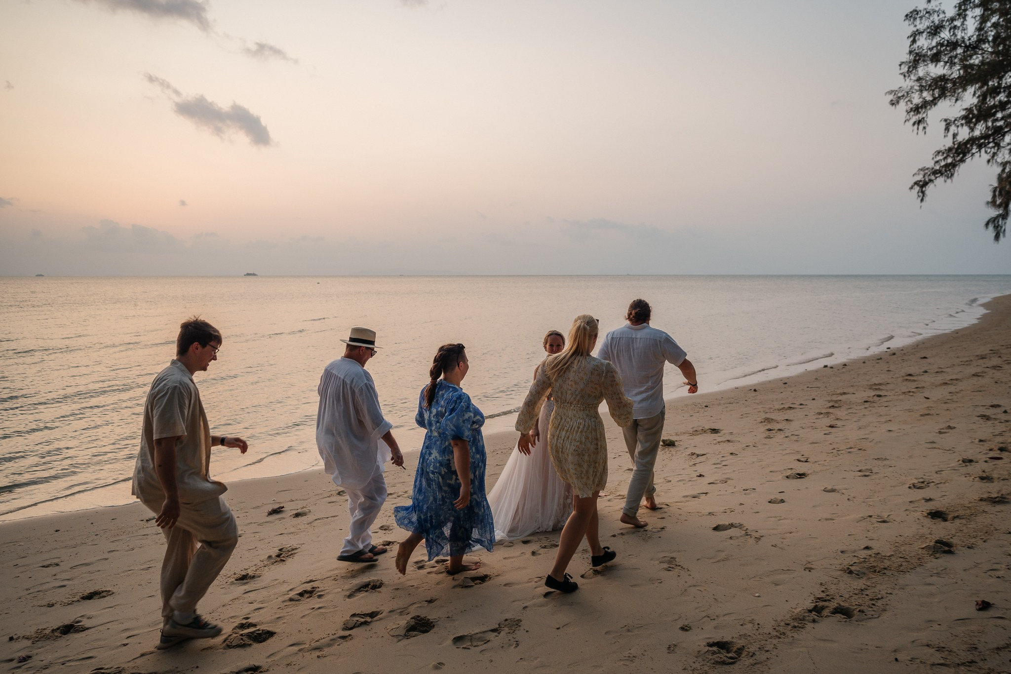 Wedding on the Beach in Koh Samui, Thailand with Friends and Family