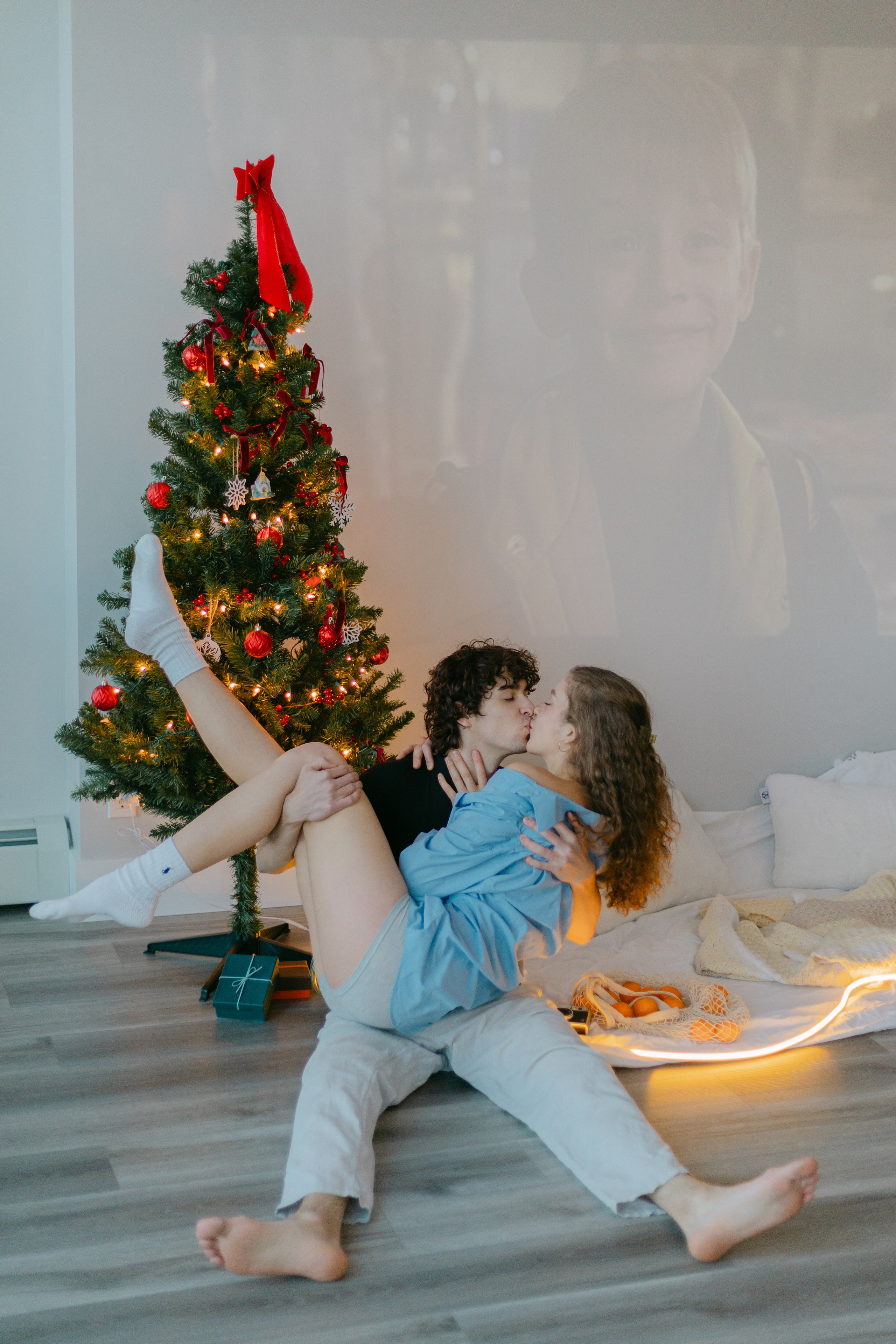 Christmas magic together. Photographer Elvira Hryshchenko