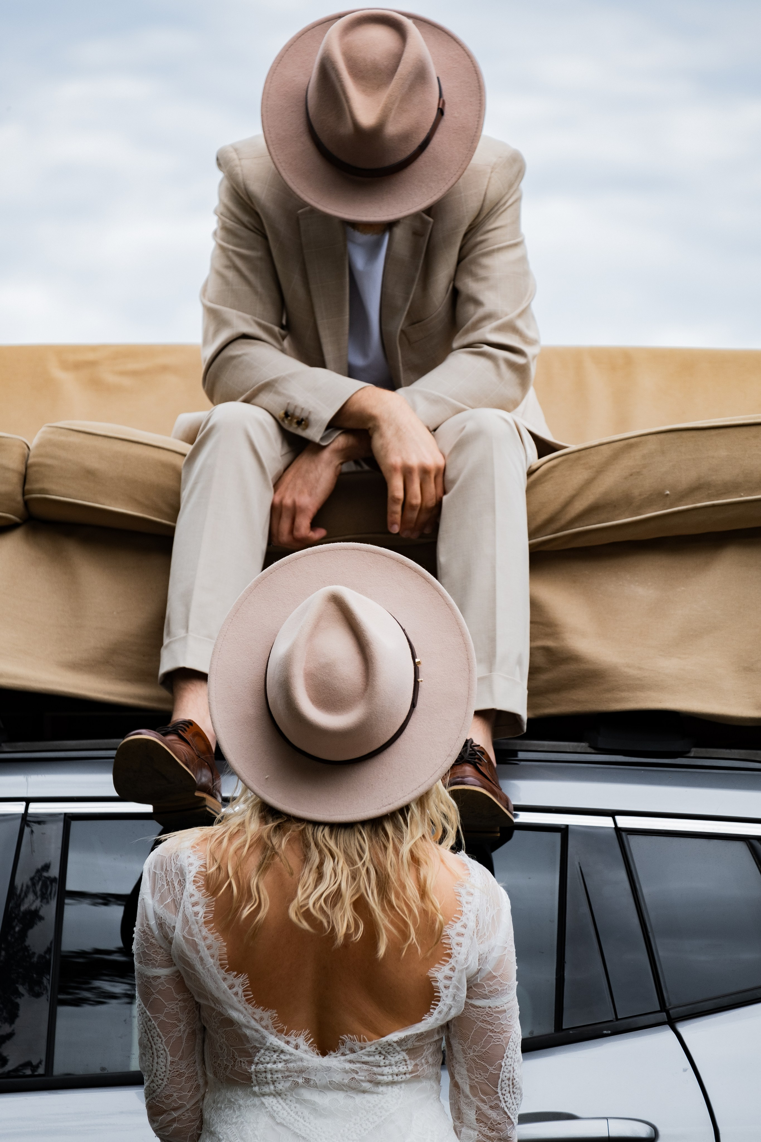 cinematic couple shot surrounded by nature, BC