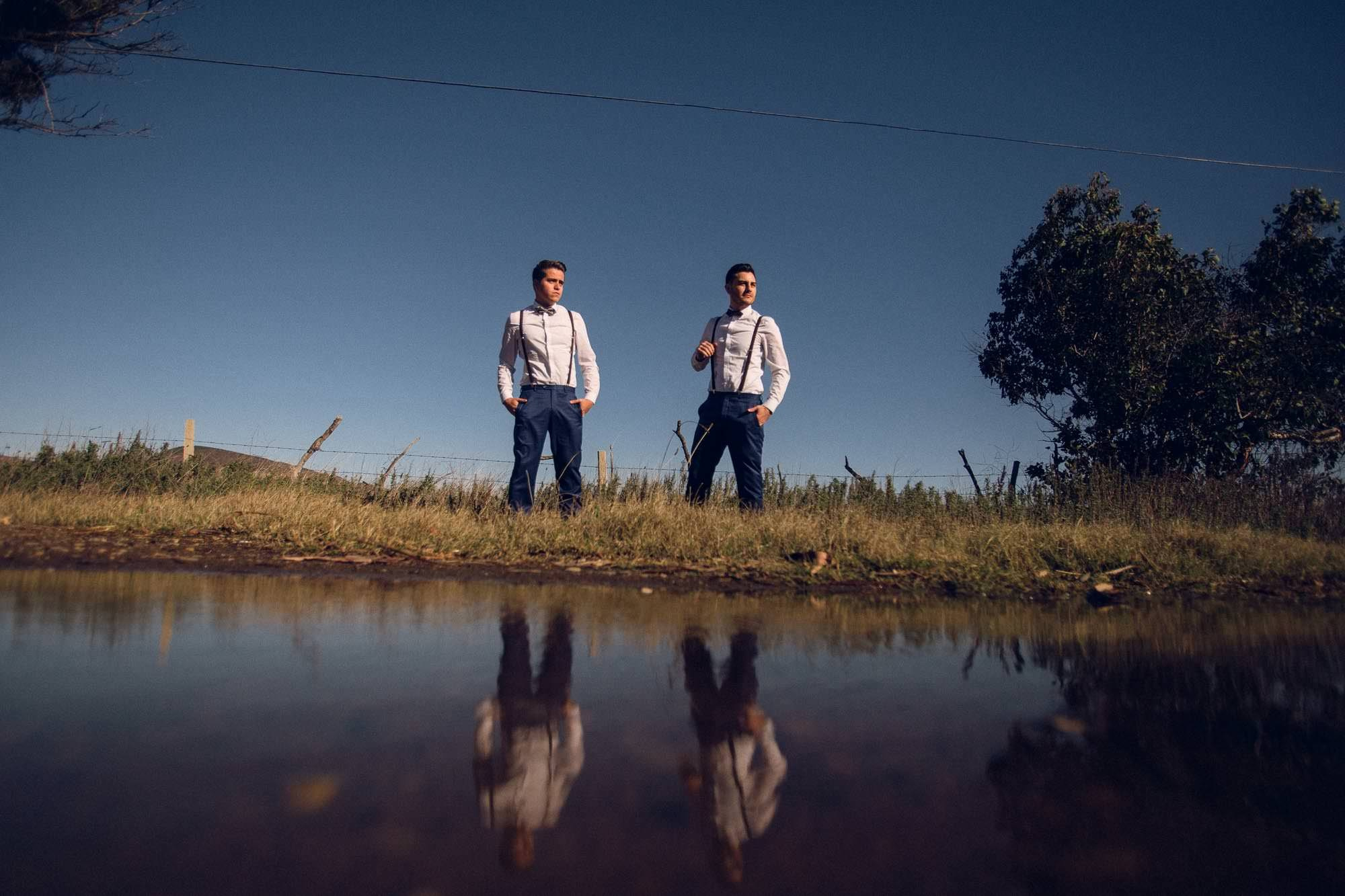 Two Grooms Valle de Guadalupe. Estudio de fotografia en Tijuana
