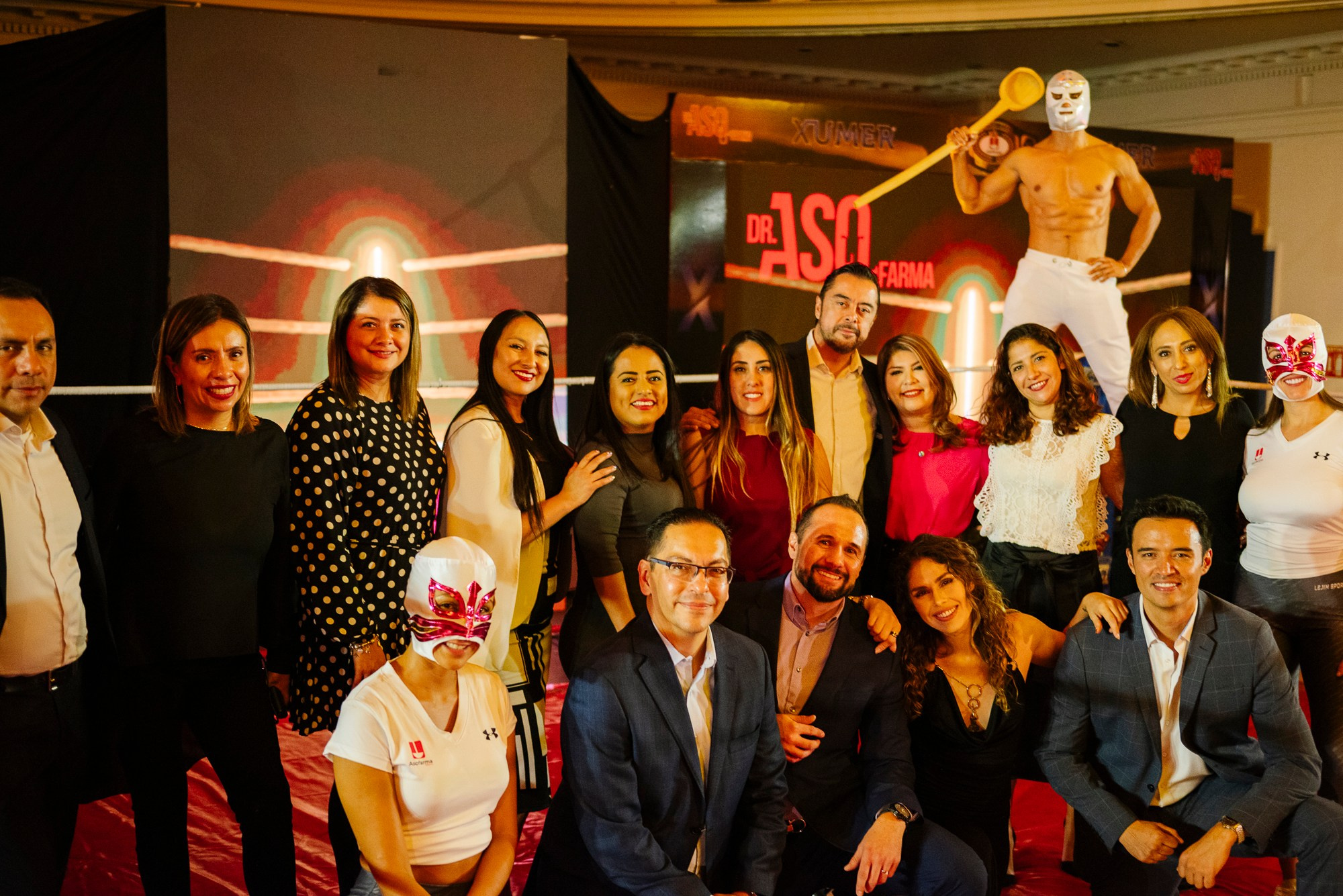 Press conference in Mexico City - professional corporate event photographer CDMX