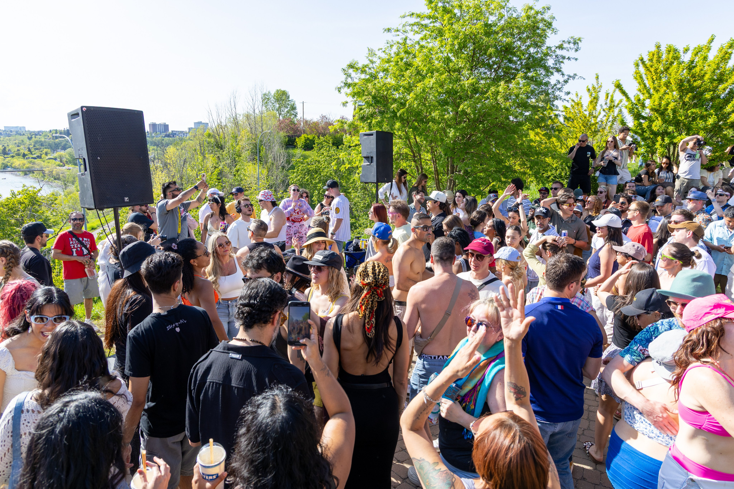 Beats in the Park — Dos Leches DJ Party at Rotary Park, Calgary. ProFly Media Inc. — Cinematic photo and video production for brands, businesses, and spaces in Calgary