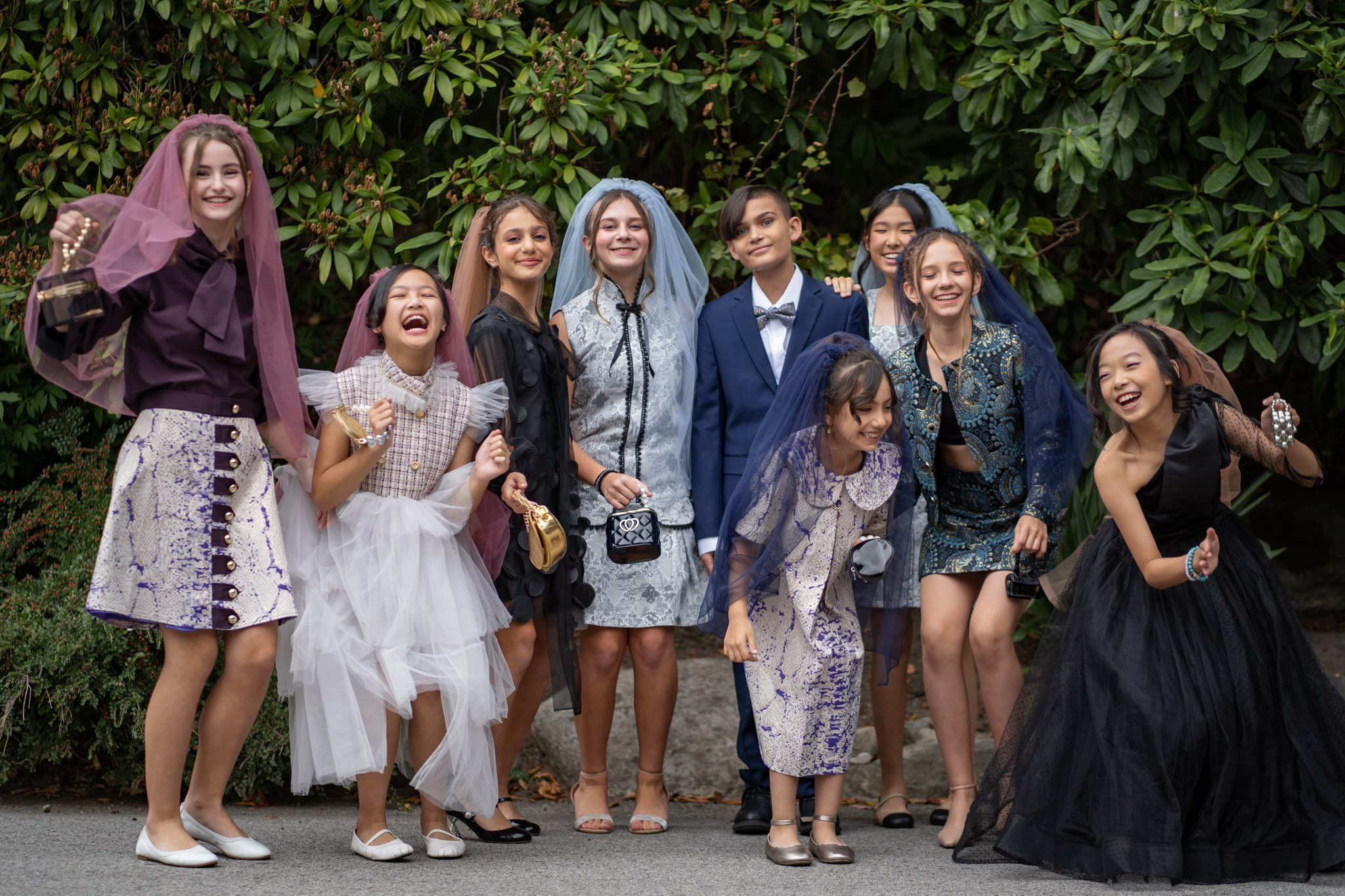The blooms outdoor. Vancouver Kids Photographer