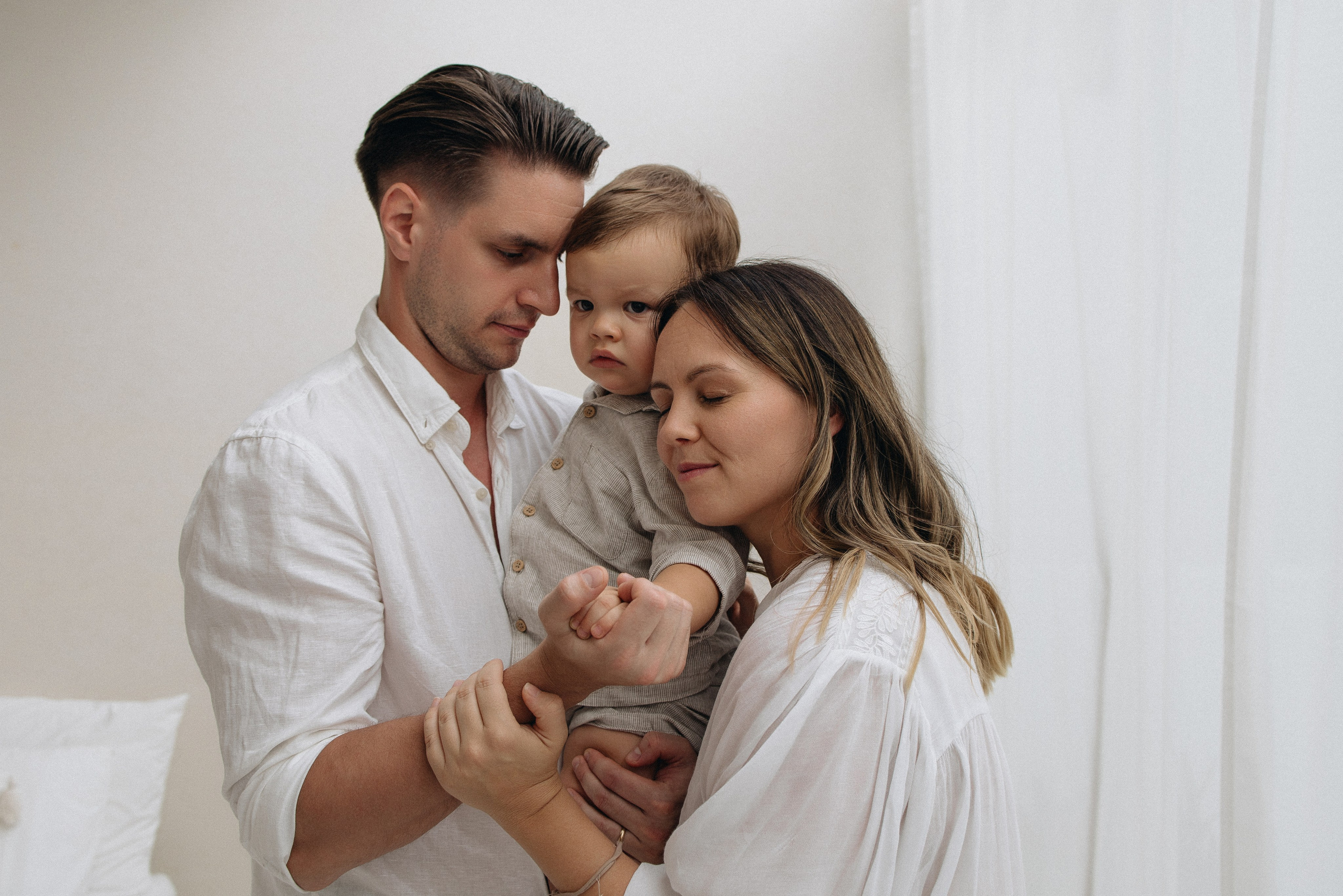 At the studio. Family and wedding photographer in Bangkok, Thailand