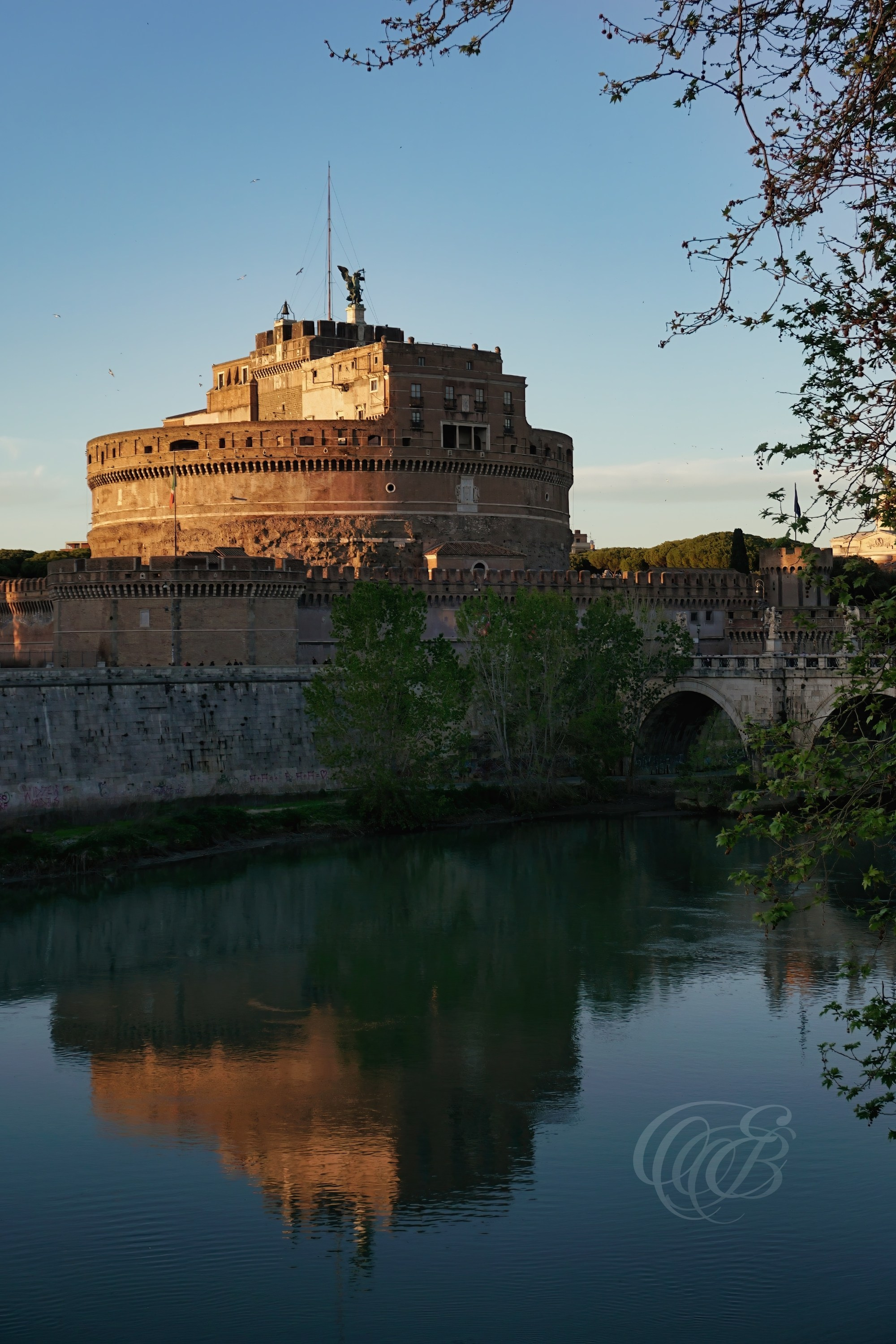 Rome, Italy – Ponte & Castel Sant’Angelo in Summer – Eduardo Bartoli Fine Art Photography – Photograph of the Ponte Sant’Angelo and Castel Sant’Angelo in Rome during summer, historic bridge and fortress – Rome, Italy – Ponte & Castel Sant’Angelo in Summer – Eduardo Bartoli Fine Art & Travel Photography.