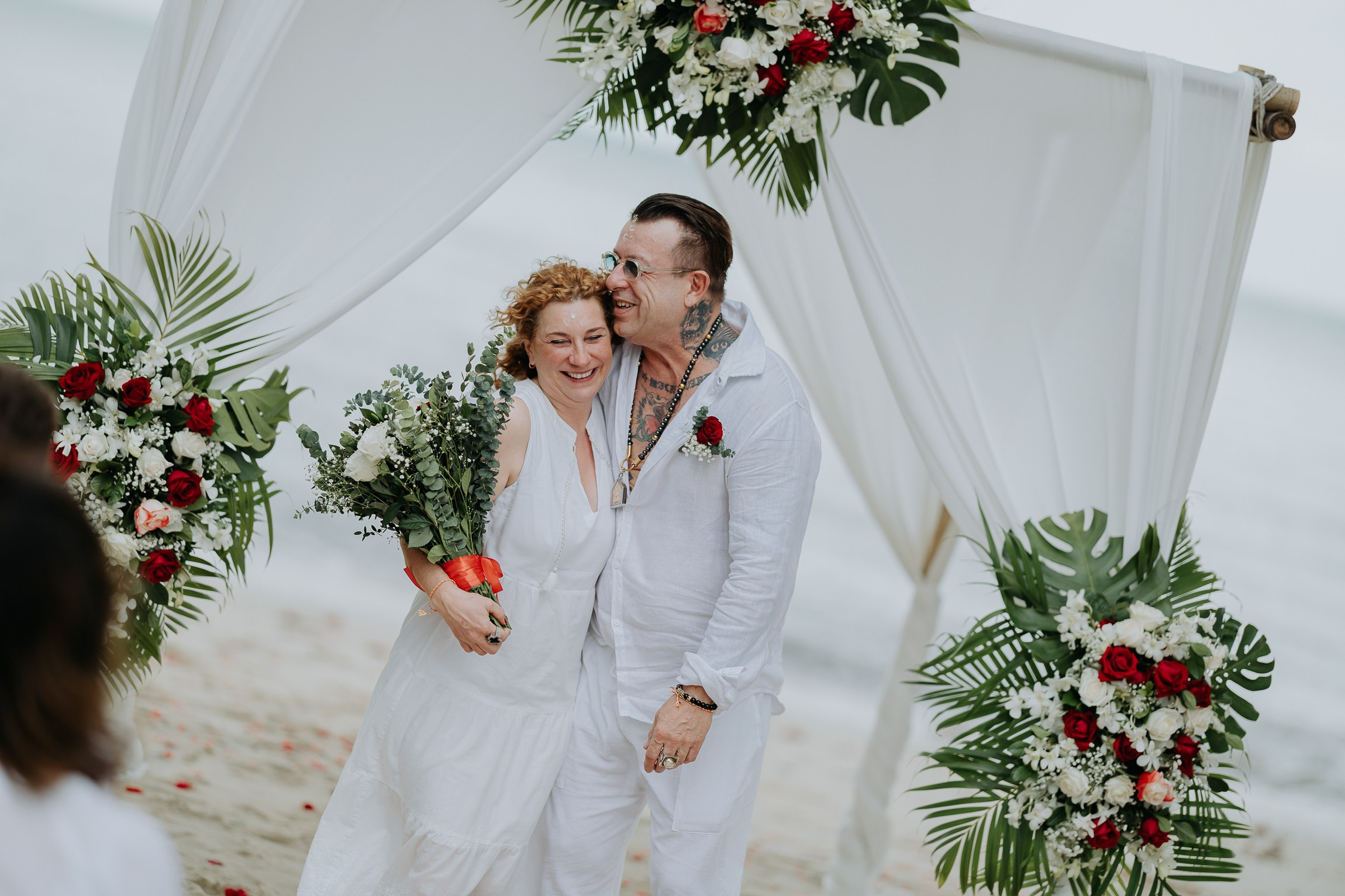 Romantic Buddhist wedding ceremony for two in Koh Samui, Thailand