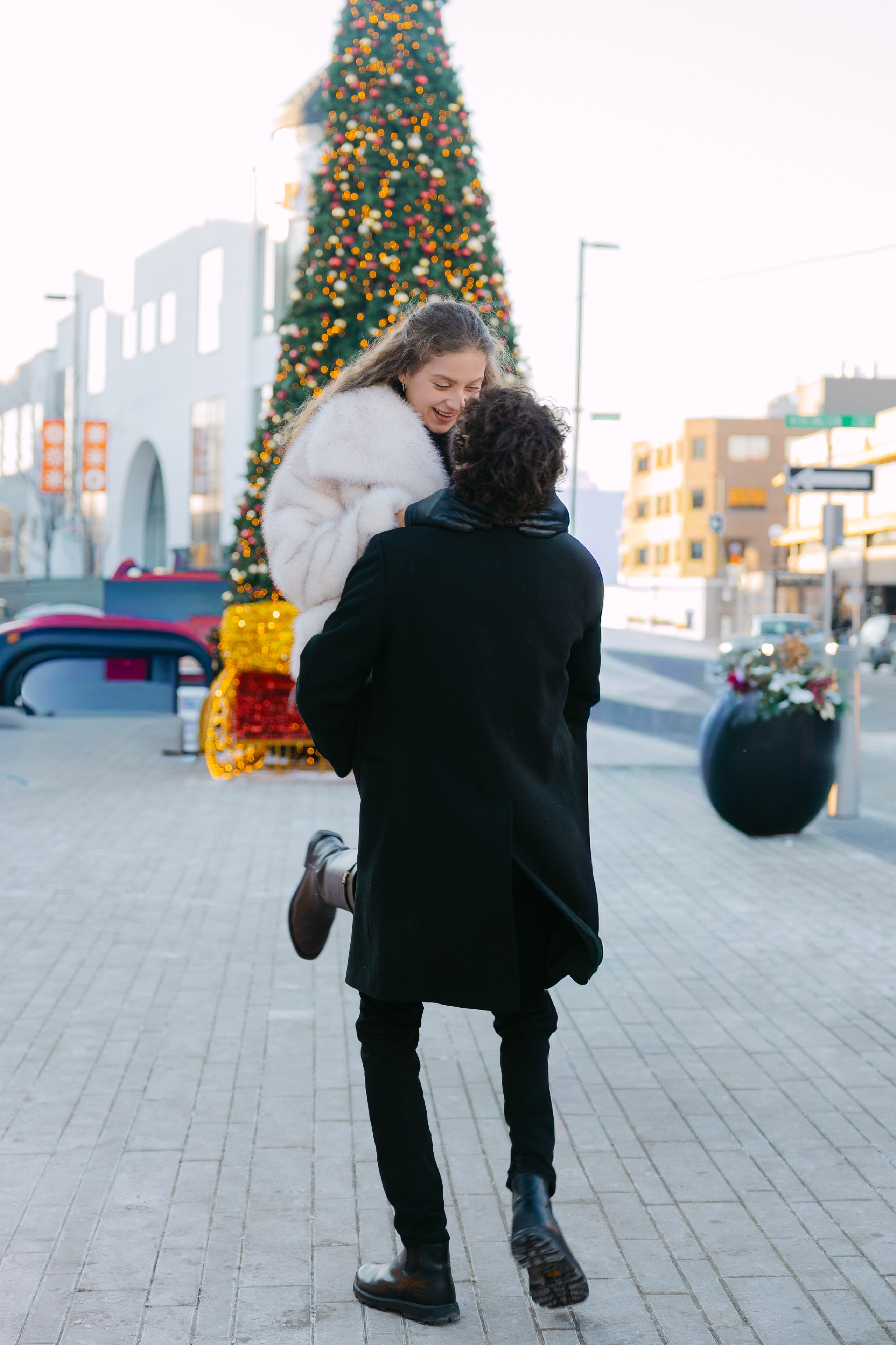 Christmas magic together. Photographer Elvira Hryshchenko
