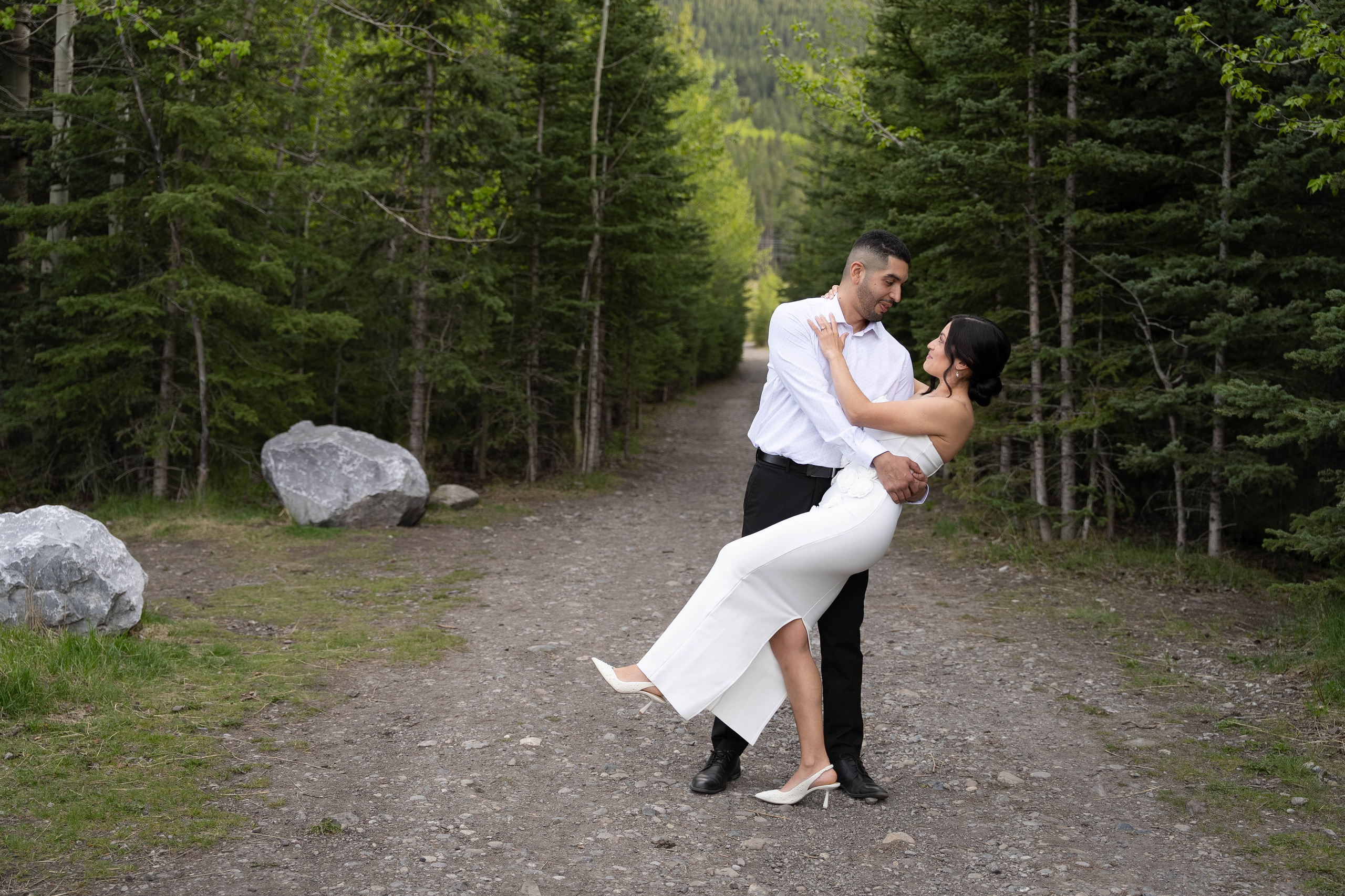 Quarry Lake Park — Canmore -Lina & Moises. Ching Li Photography