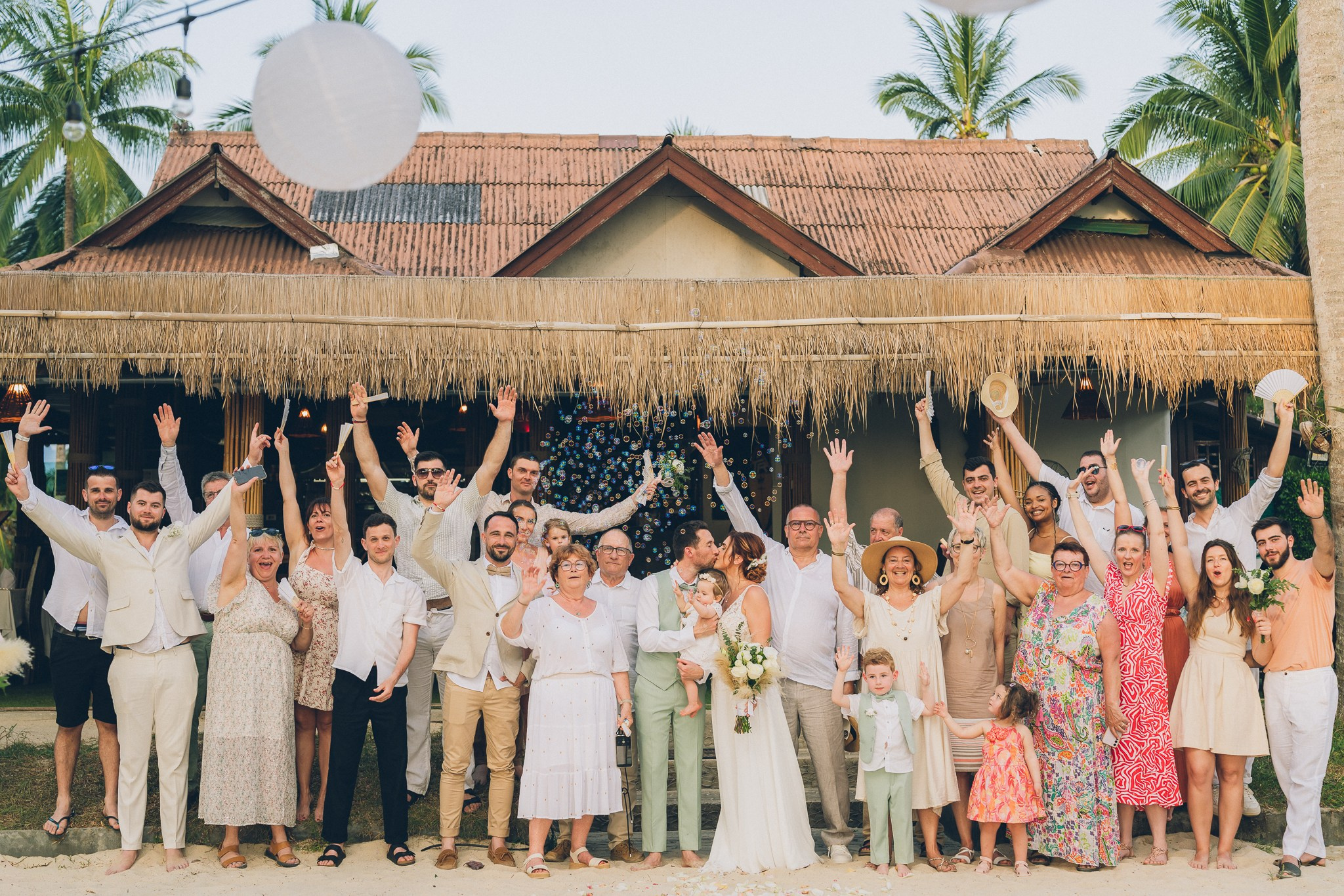 Luxury Beach Wedding Reception