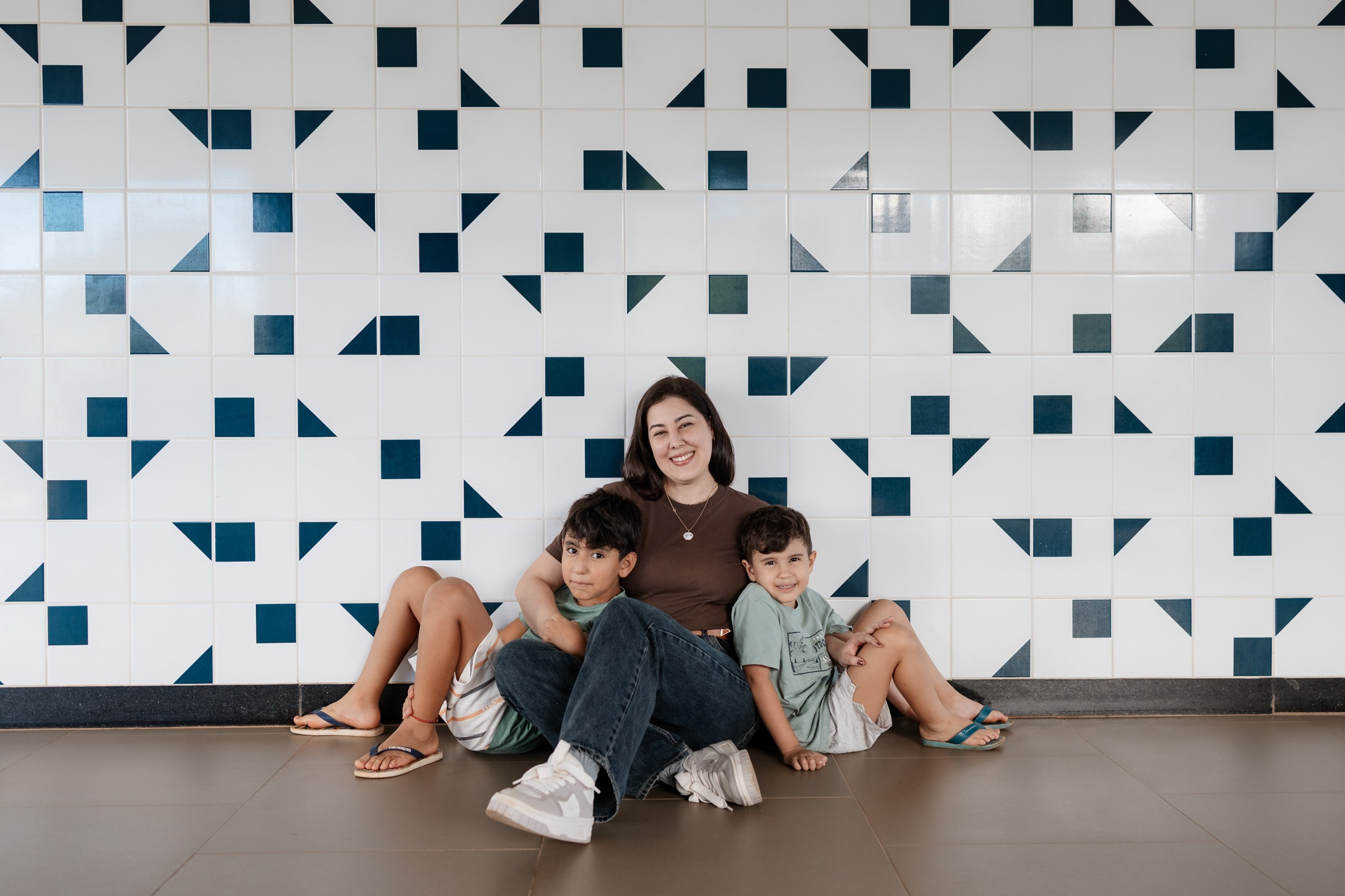 Ensaio mãe e filhos em Brasília, Asa Norte | Fotografia de Família