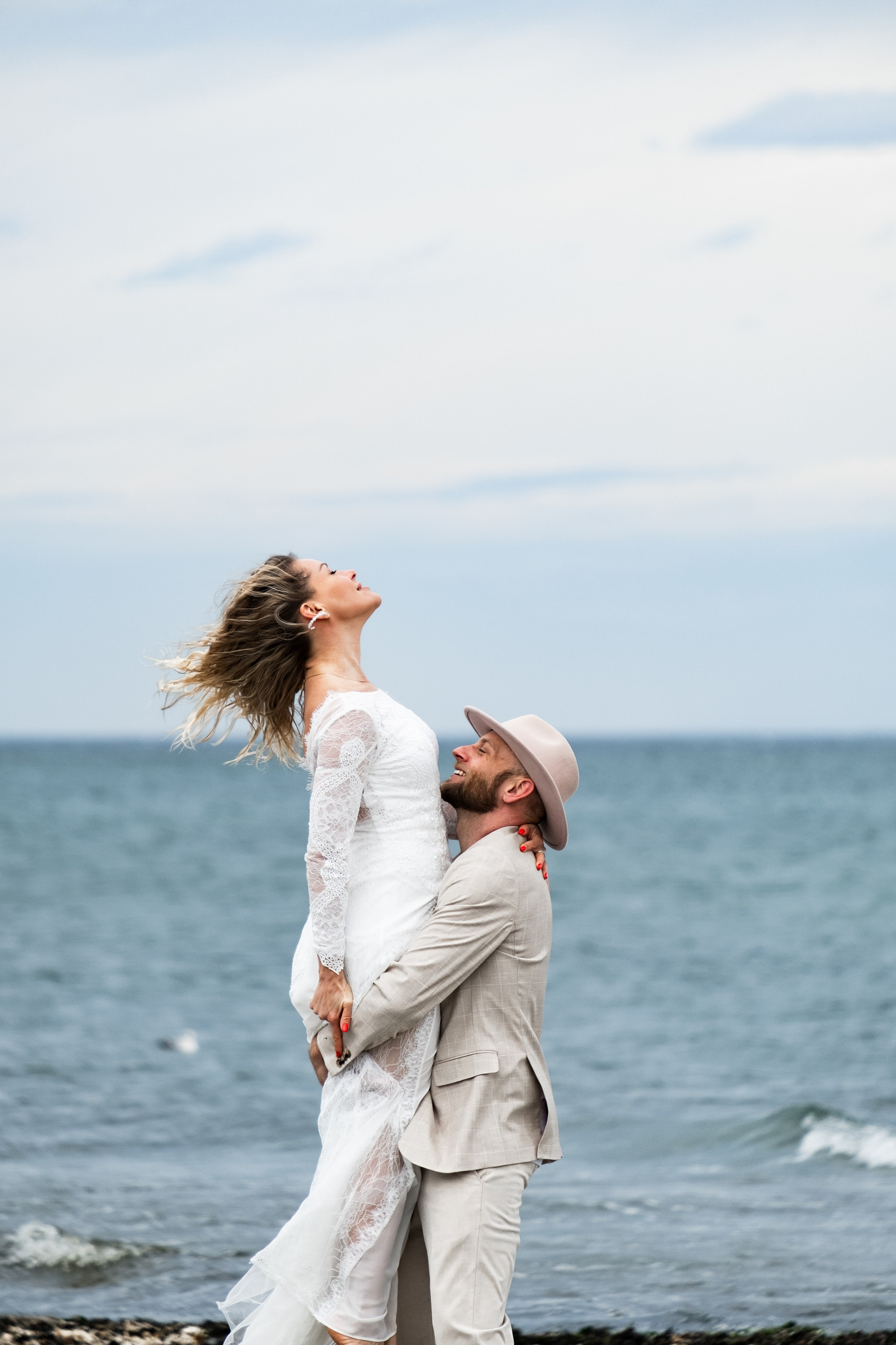 emotional embrace captured in cinematic tones, BC