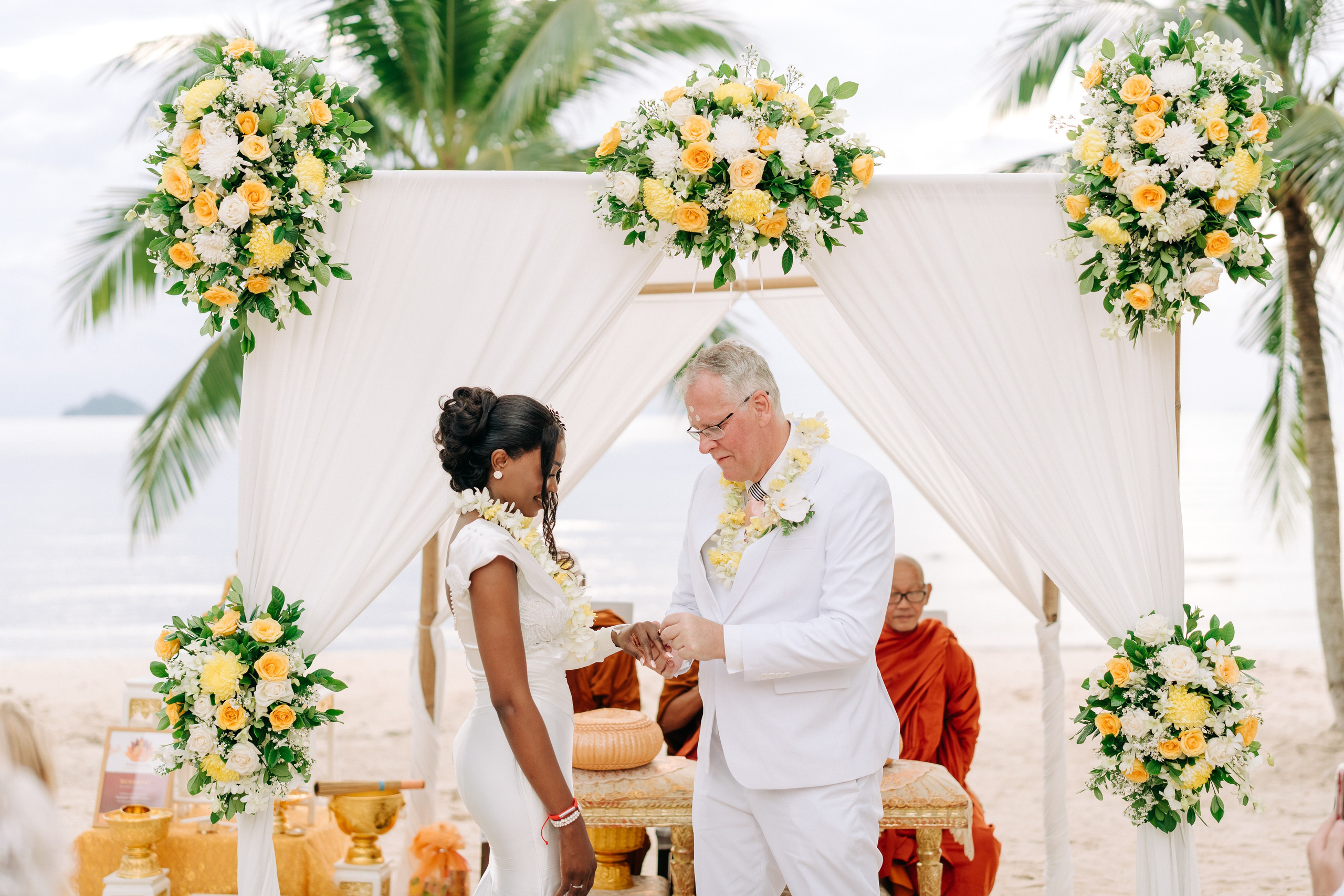 Traditional Buddhist Wedding Ceremony in Koh Samui | Wedding Planner
