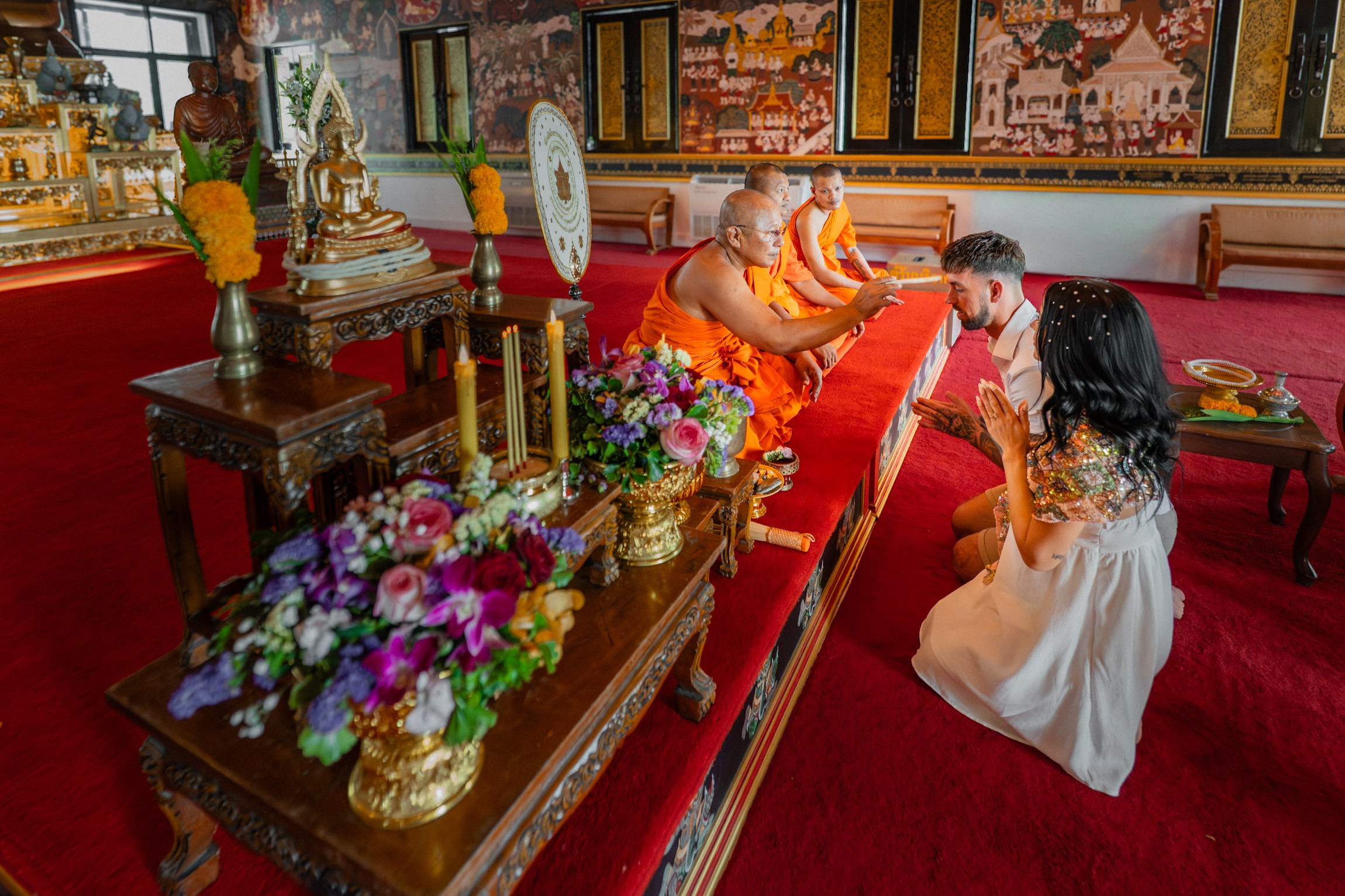Traditional Buddhist Wedding Ceremony in Koh Samui | Wedding Planner
