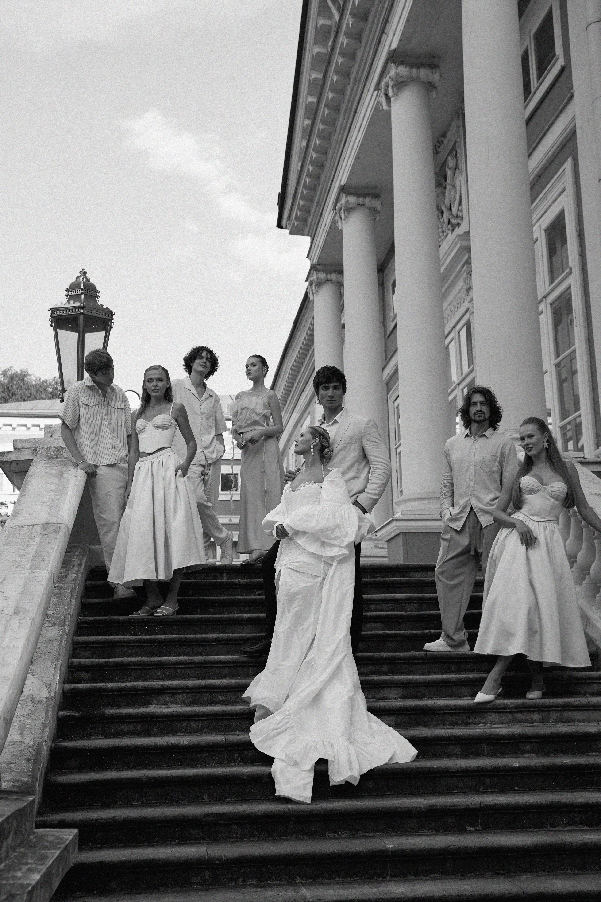 Classic wedding photography in a historic estate with timeless styling