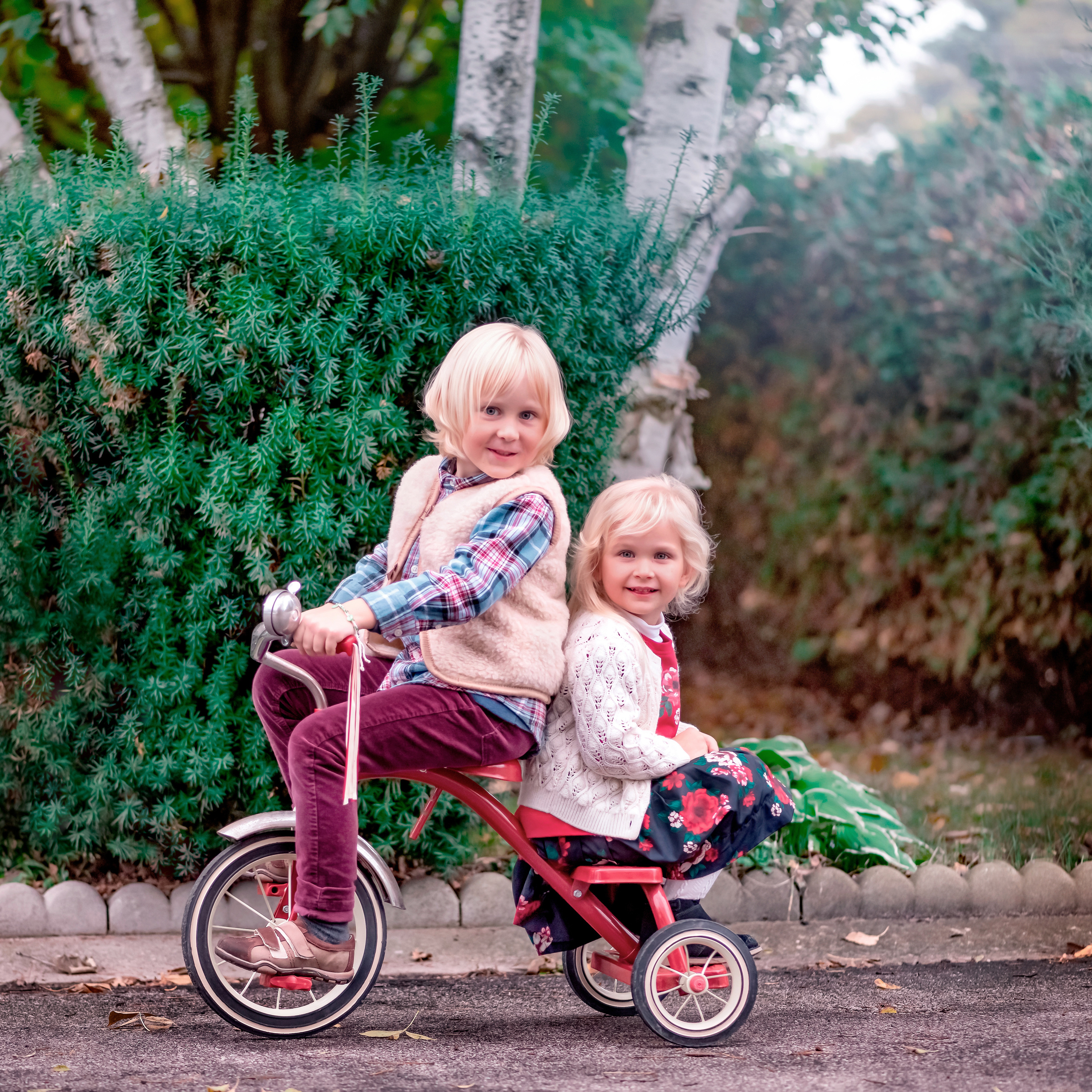 Playful walk of a grandmather and her cute grandchildren around their. Family, children, portrait and fine art Toronto photographer. I delive