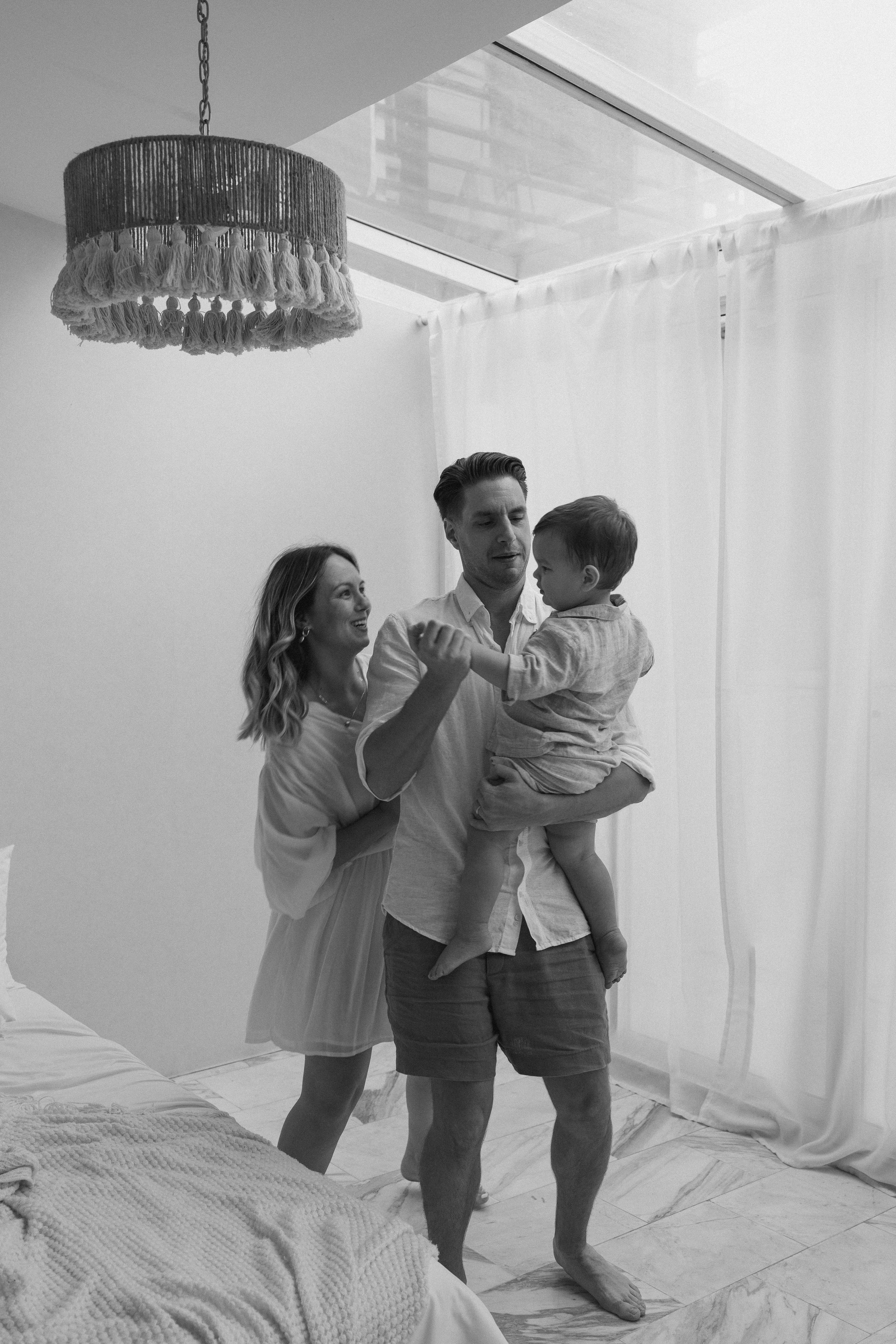 At the studio. Family and wedding photographer in Bangkok, Thailand